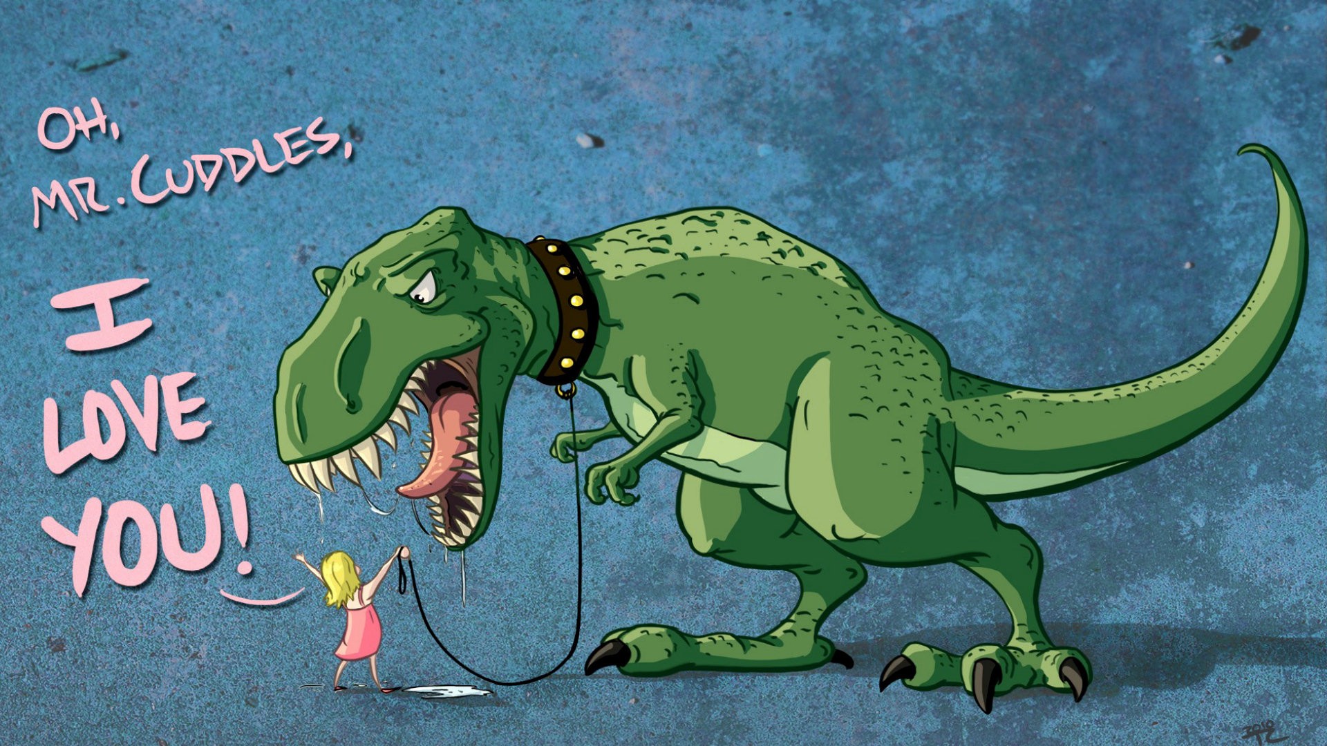 Artwork Humor Dinosaurs T Rex Tyrannosaurus Rex Children Dark Humor 1920x1080