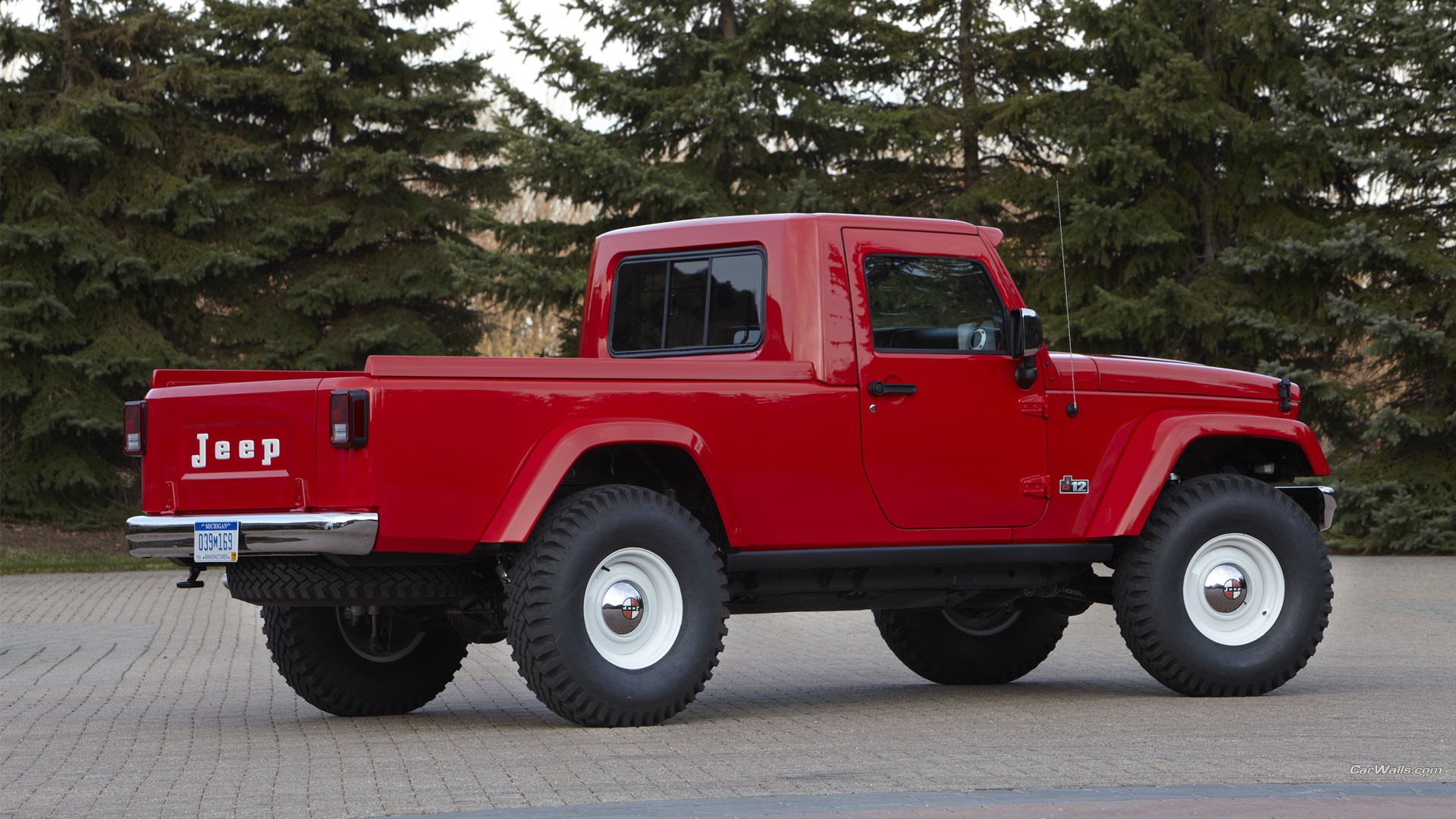 Jeep J 12 Concept Cars Red Cars 1920x1080