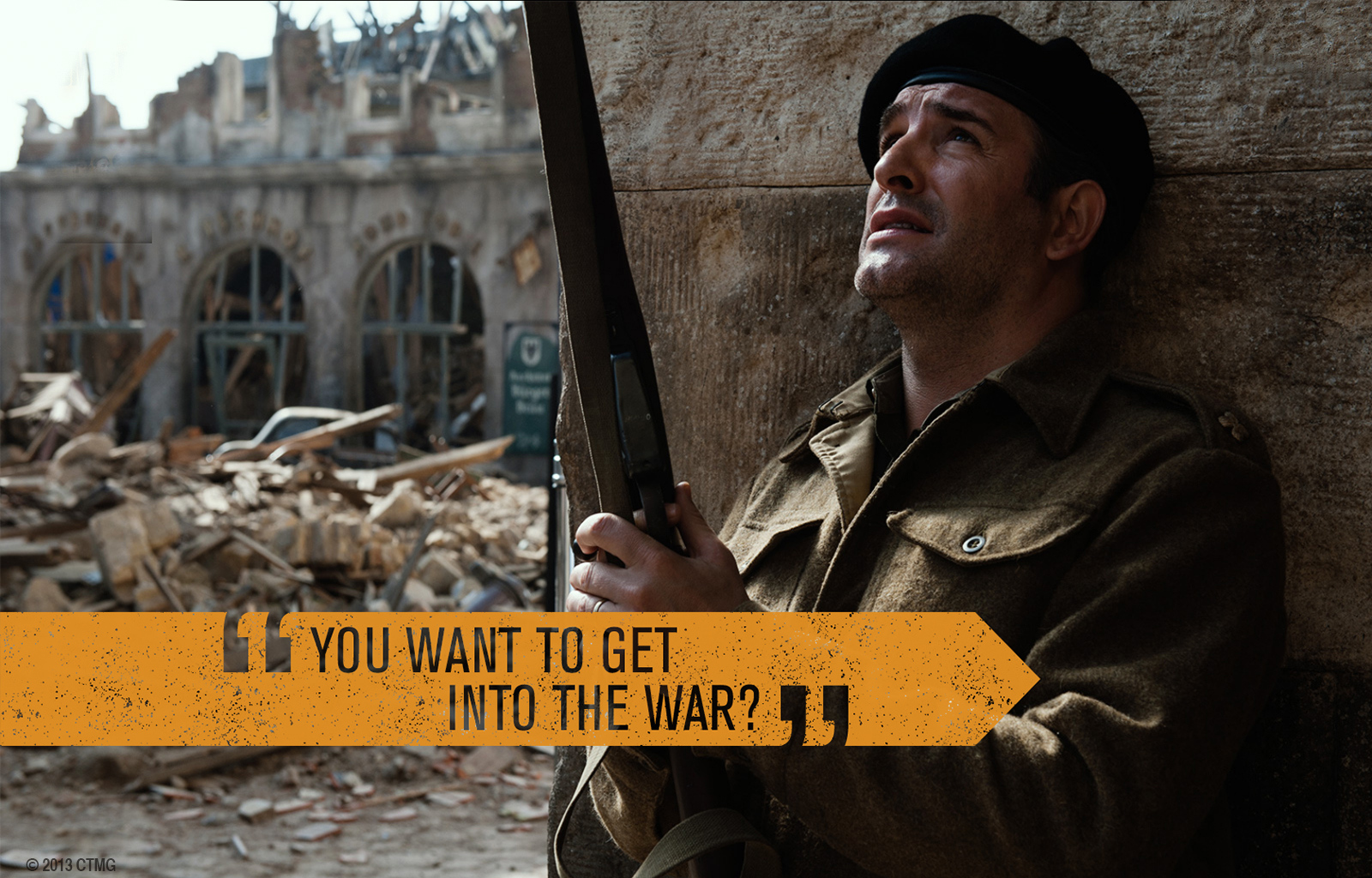 Monuments Men War Army Jean Dujardin 1600x1024