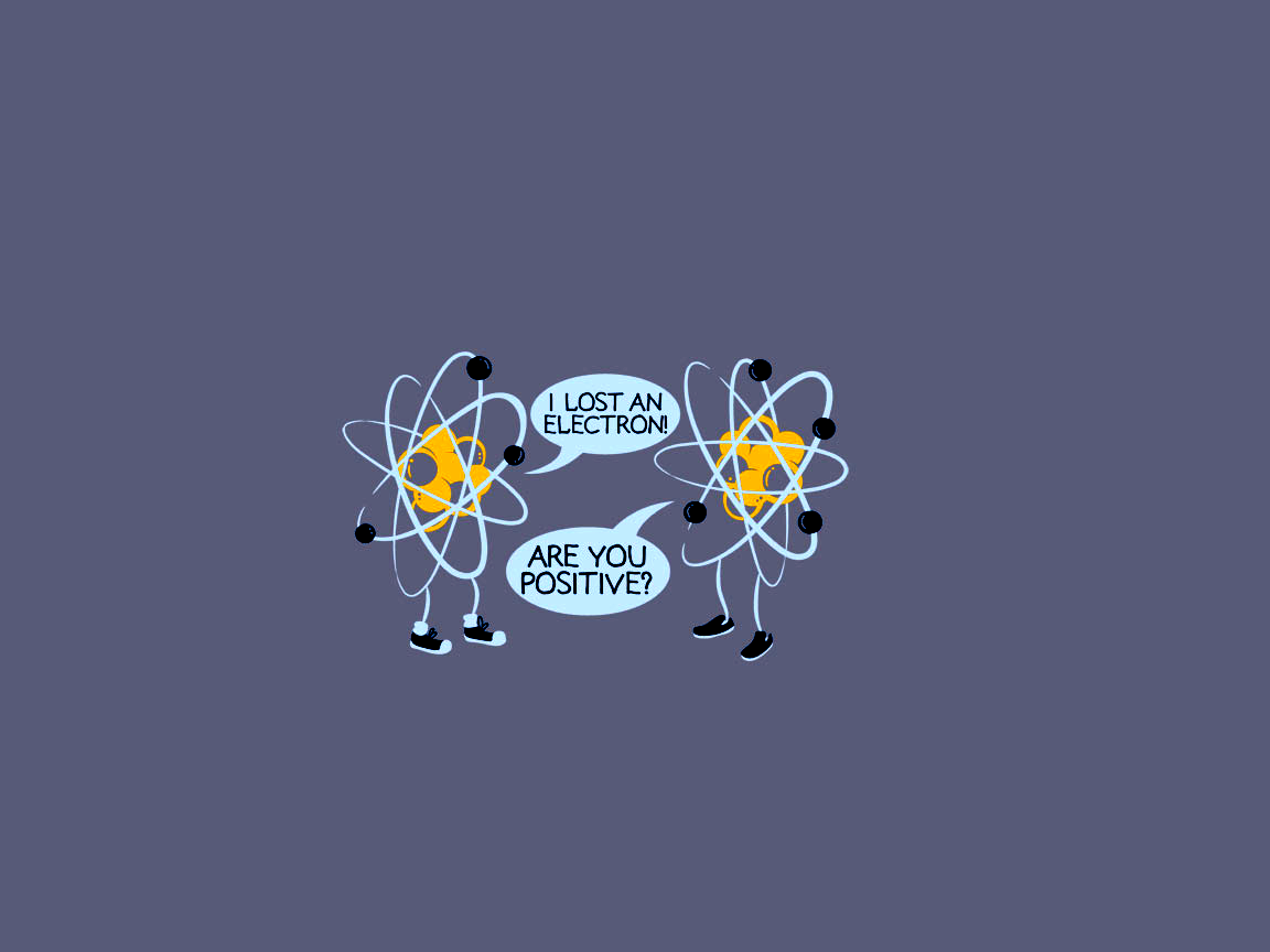 Humor Science Atoms Simple Background Minimalism 1152x864