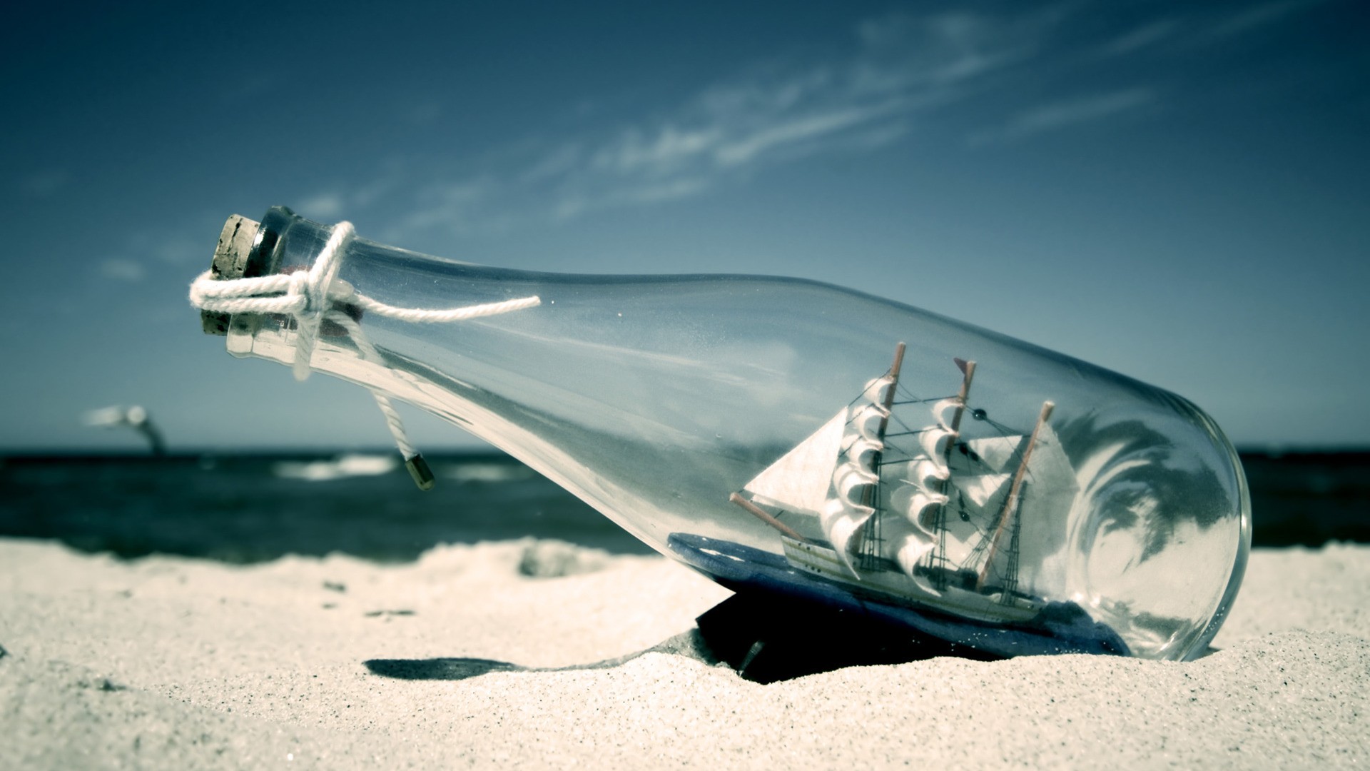 Ship In A Bottle Beach 1920x1080