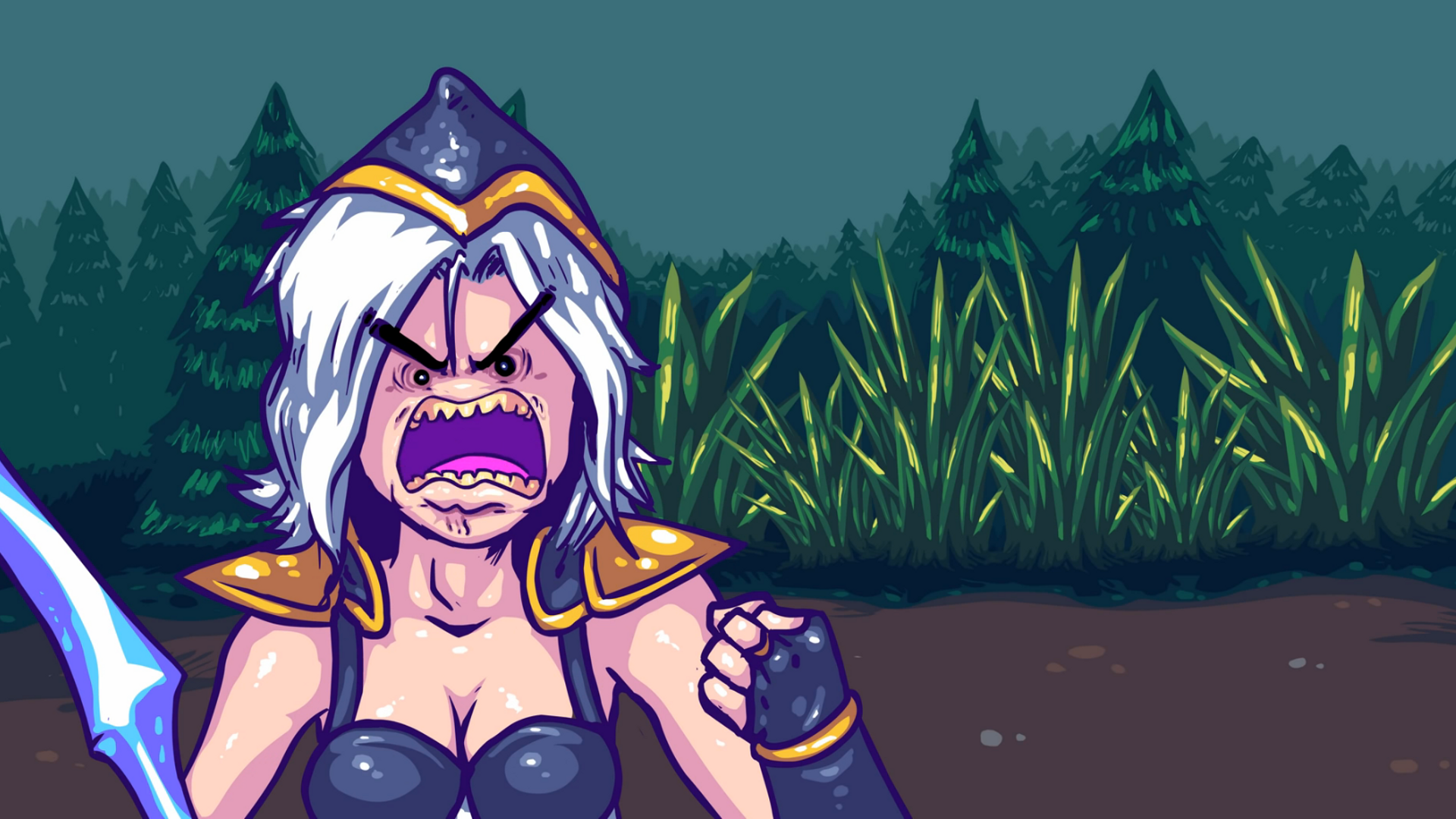 League Of Legends Humor Ashe 1920x1080