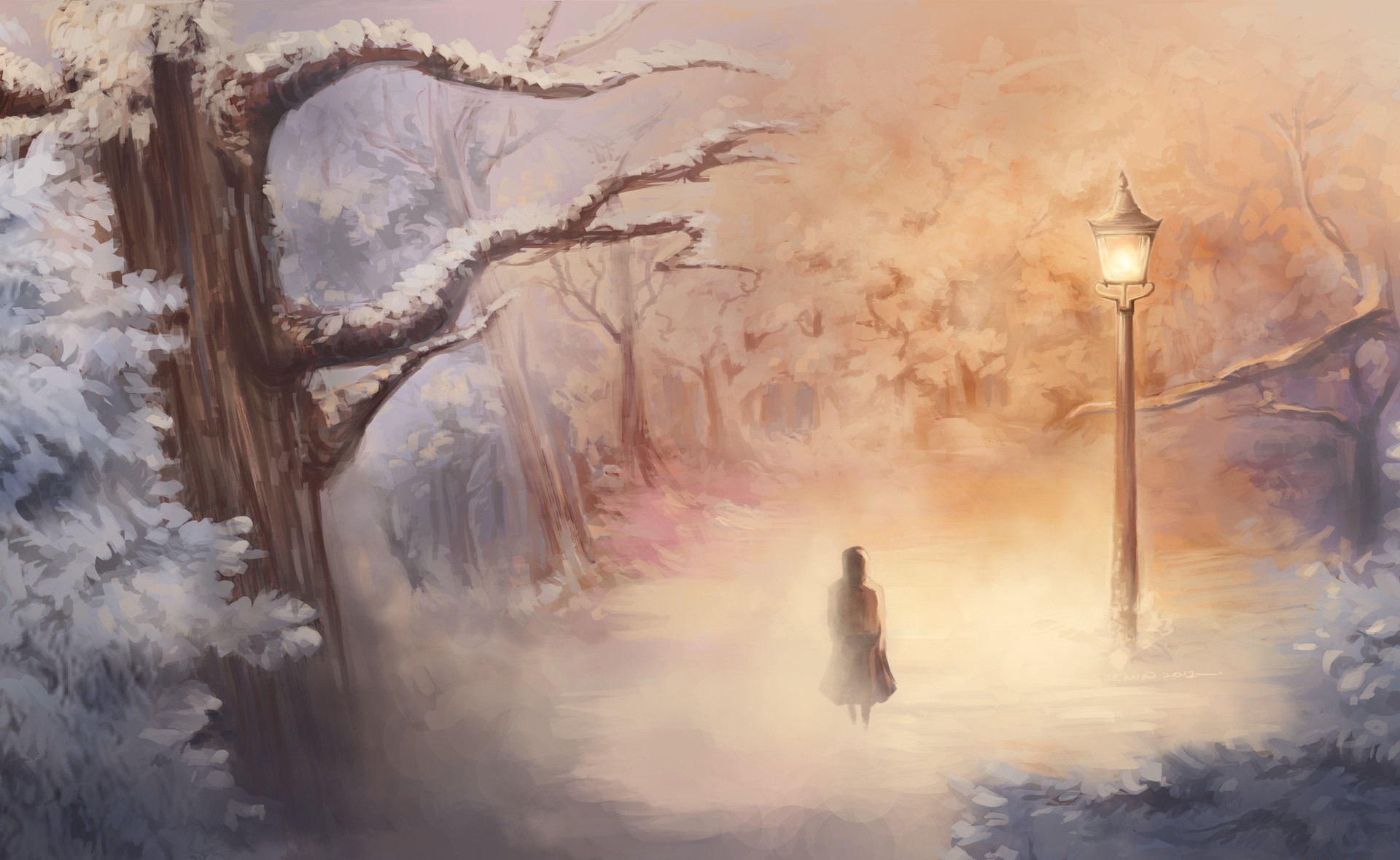 Artwork Lantern Trees Fantasy Art The Chronicles Of Narnia 1920x1180