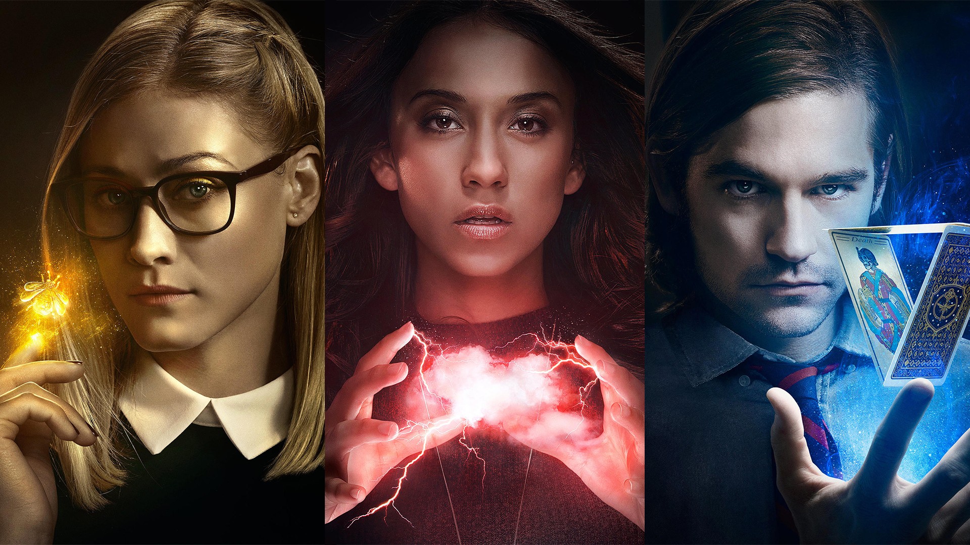 The Magicians Collage Women With Glasses Men Magic Olivia Taylor Dudley Stella Maeve 1920x1080
