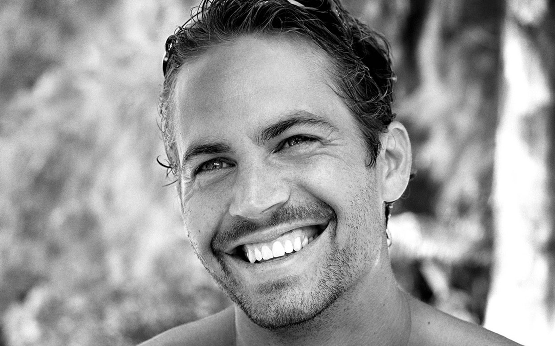 Actor Celebrity Paul Walker Smile Face Black Amp White 1920x1200