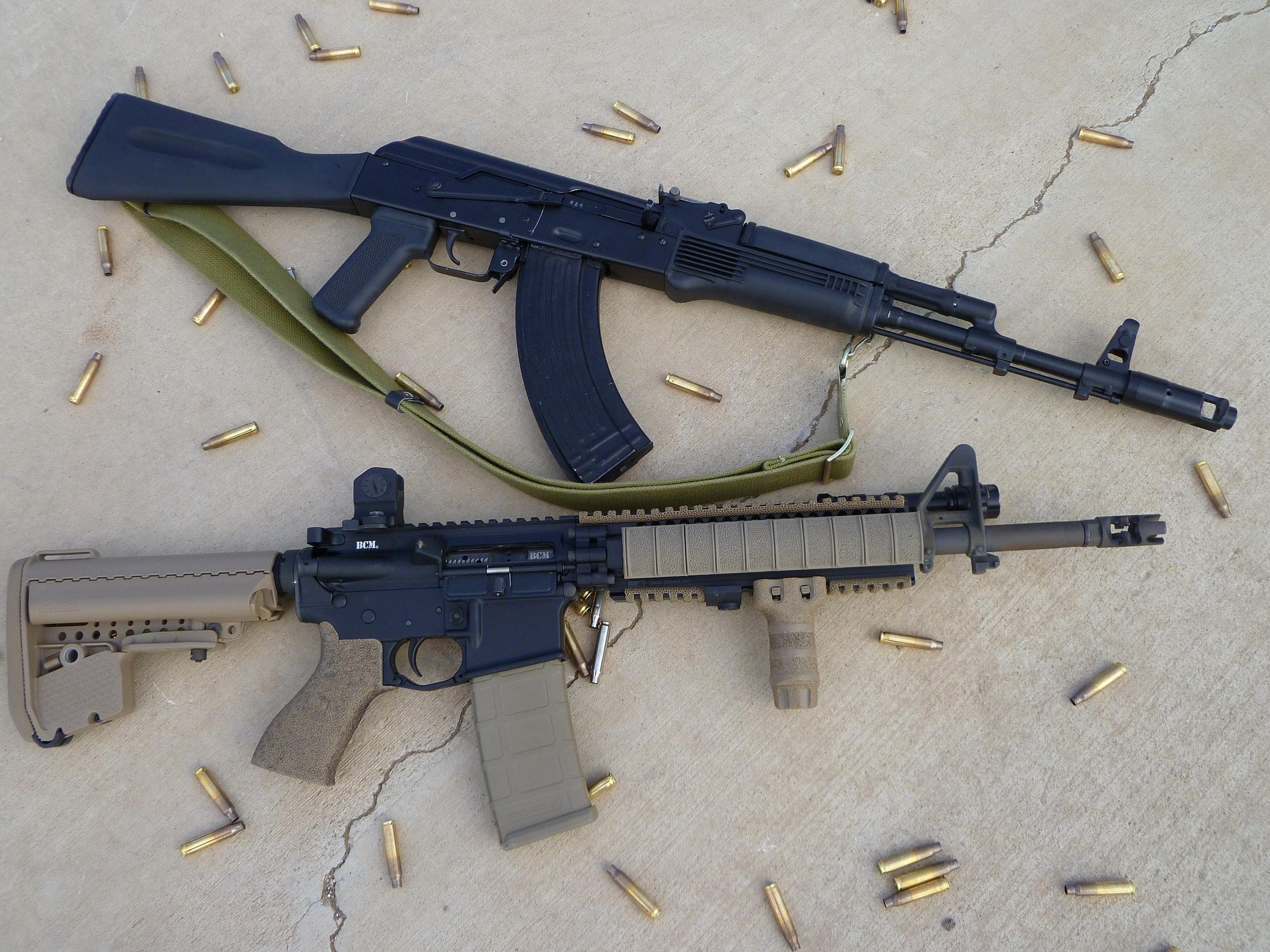 Gun AR 15 Weapon 2376x1782