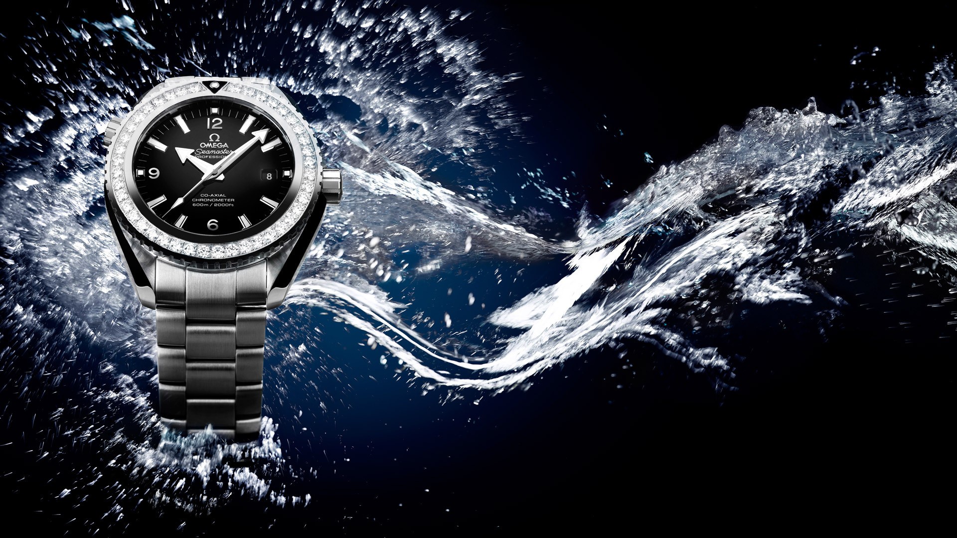 Omega Watch Clocks Wristwatch Technology Numbers 1920x1080