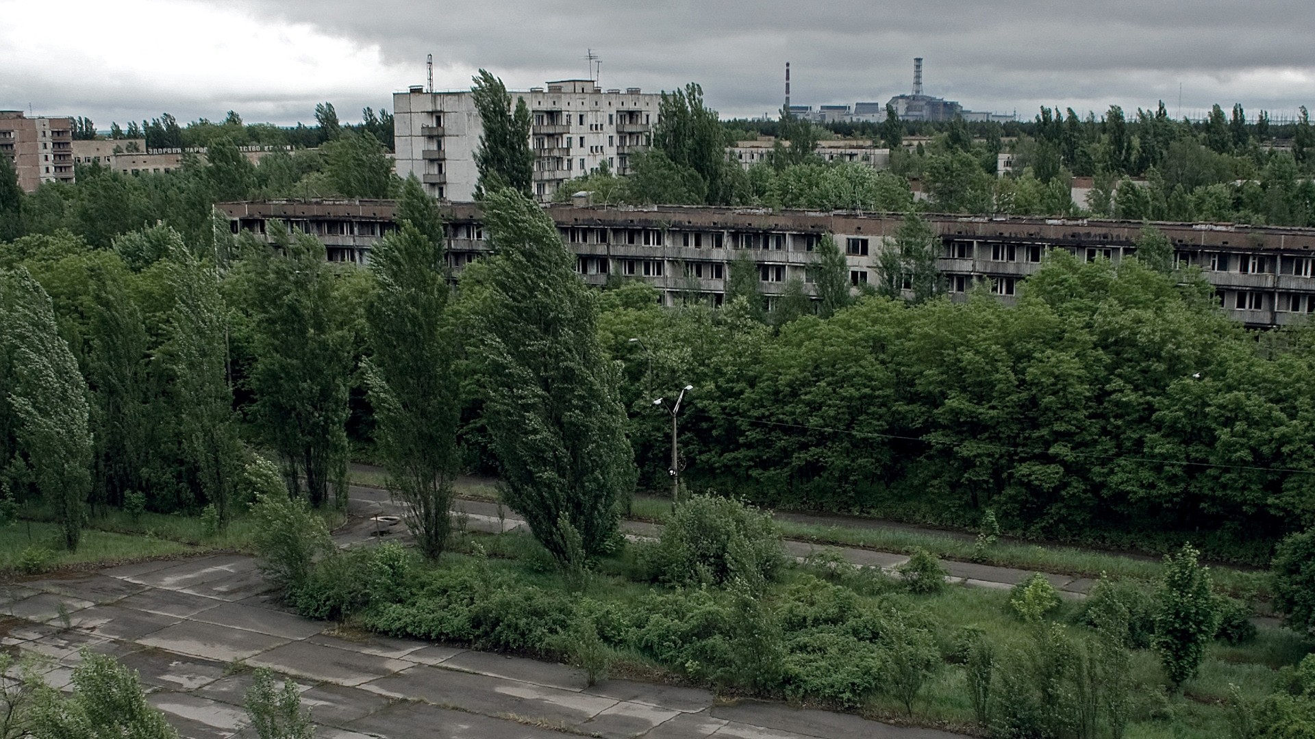 Chernobyl Pripyat Ruin City 1920x1080