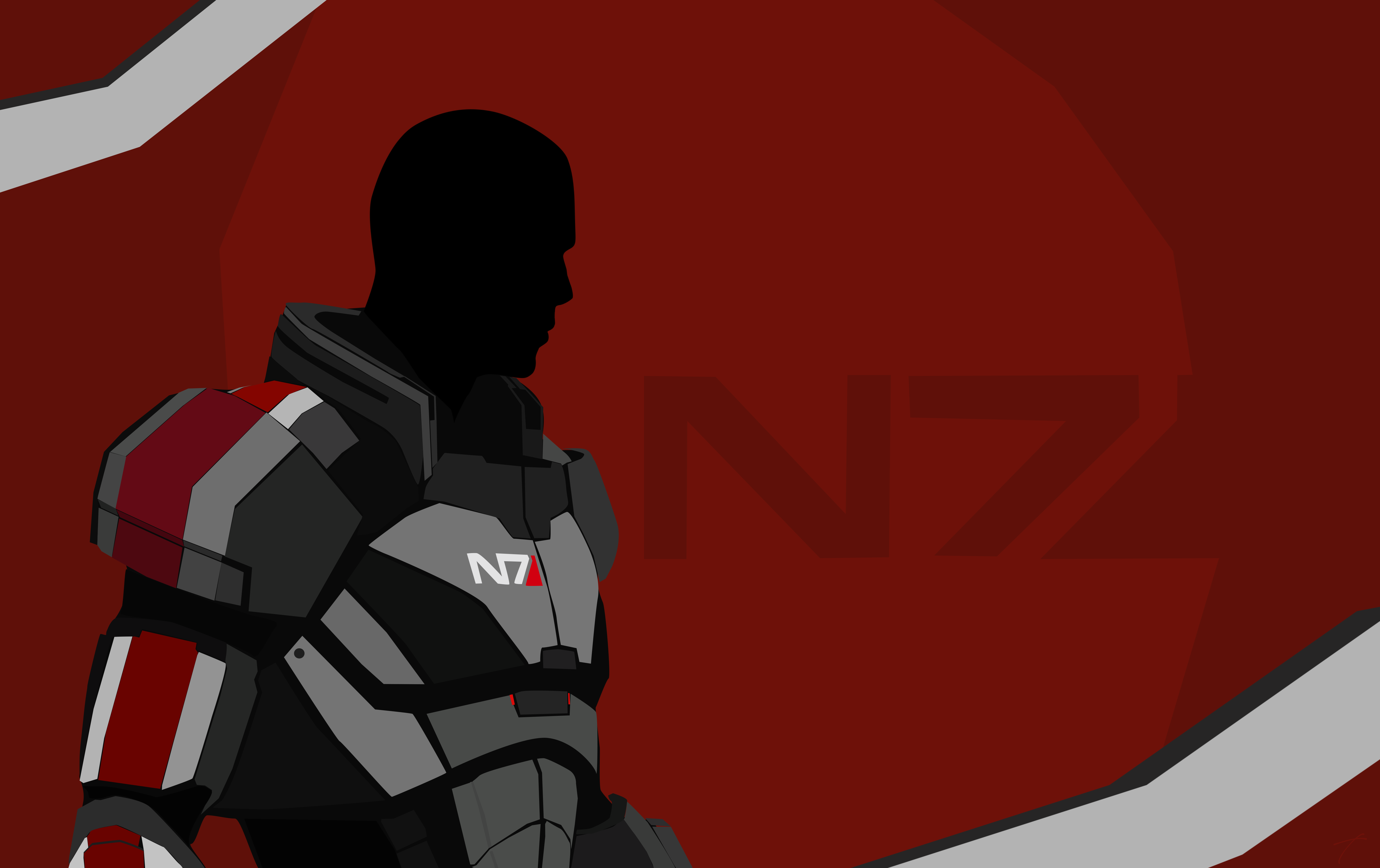 Mass Effect Video Games N7 6240x3925