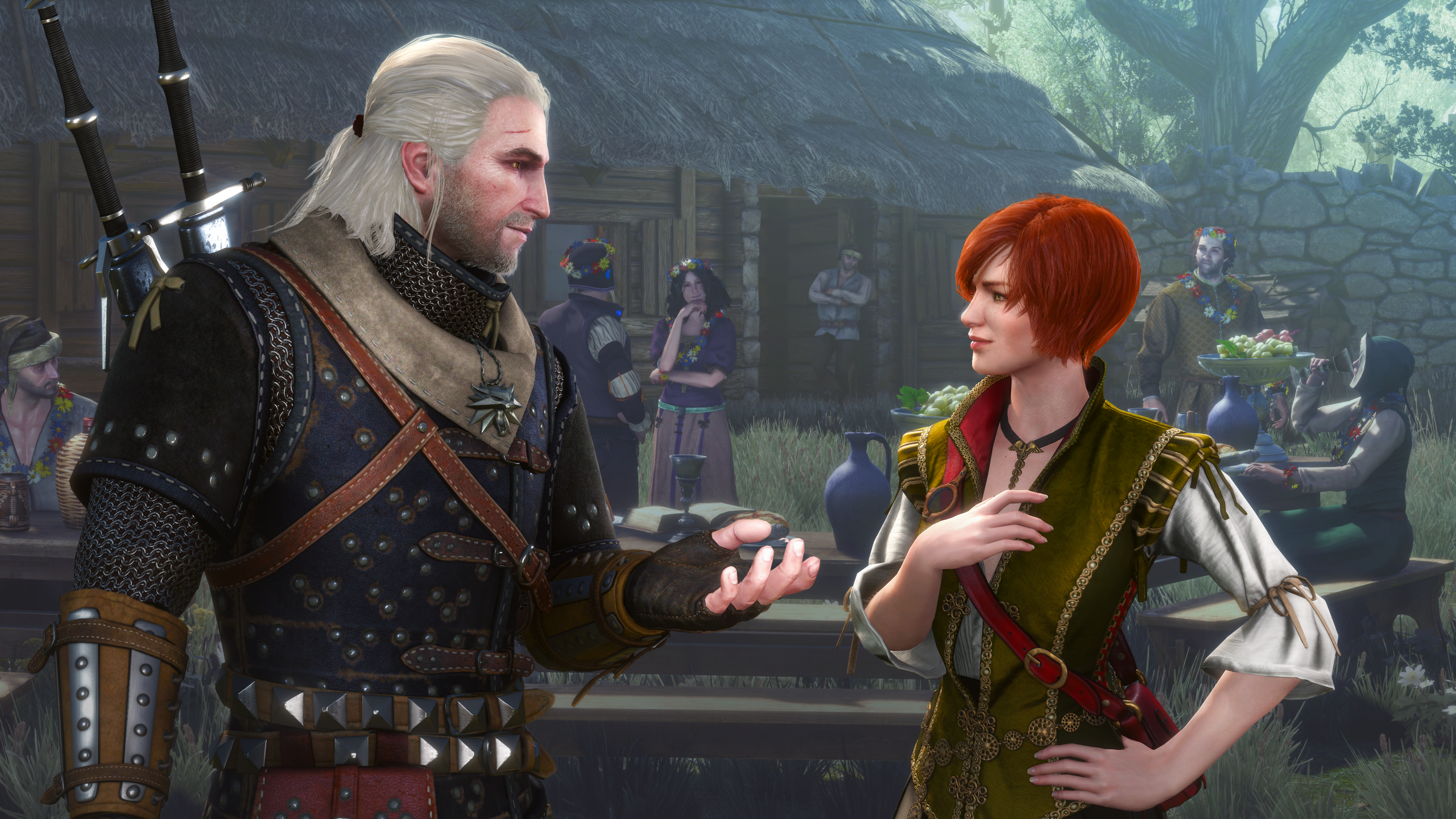 The Witcher The Witcher 3 Wild Hunt Geralt Of Rivia DLC Shani Video Games The Witcher 3 Wild Hunt He 2560x1440