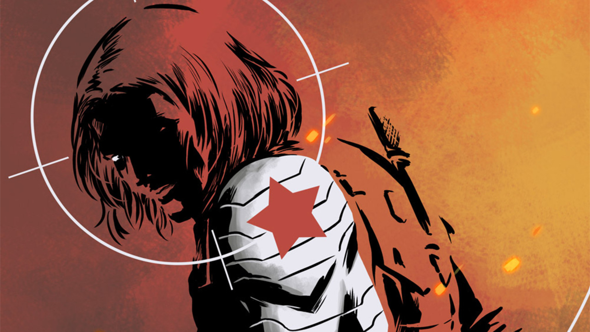 Winter Soldier Bucky Barnes Marvel Comics 1920x1080