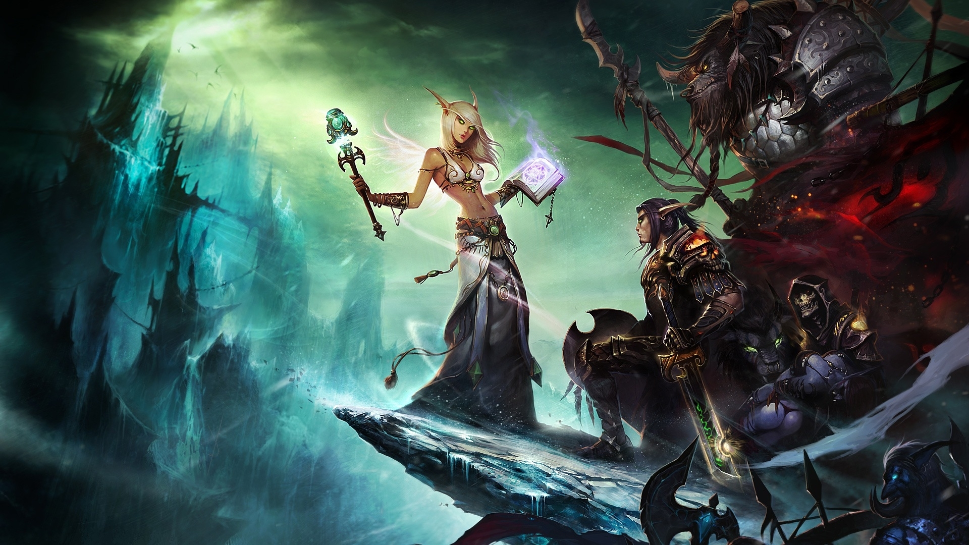 Blood Elf Tauren World Of Warcraft Undead Troll 1920x1080