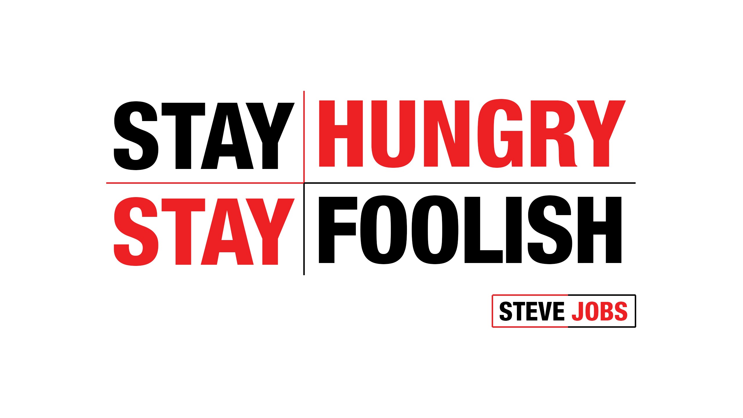 Text Steve Jobs Quote White Background White Motivational Red 2560x1440