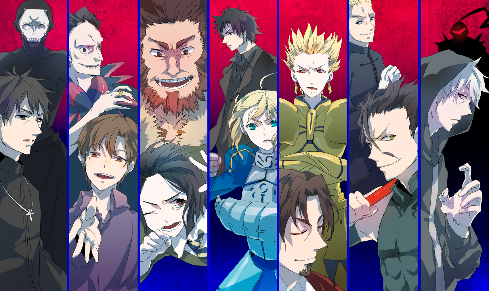 Berserker Fate Zero Kiritsugu Emiya Kirei Kotomine Tokiomi Tohsaka Saber Fate Series Gilgamesh Fate  1700x1013