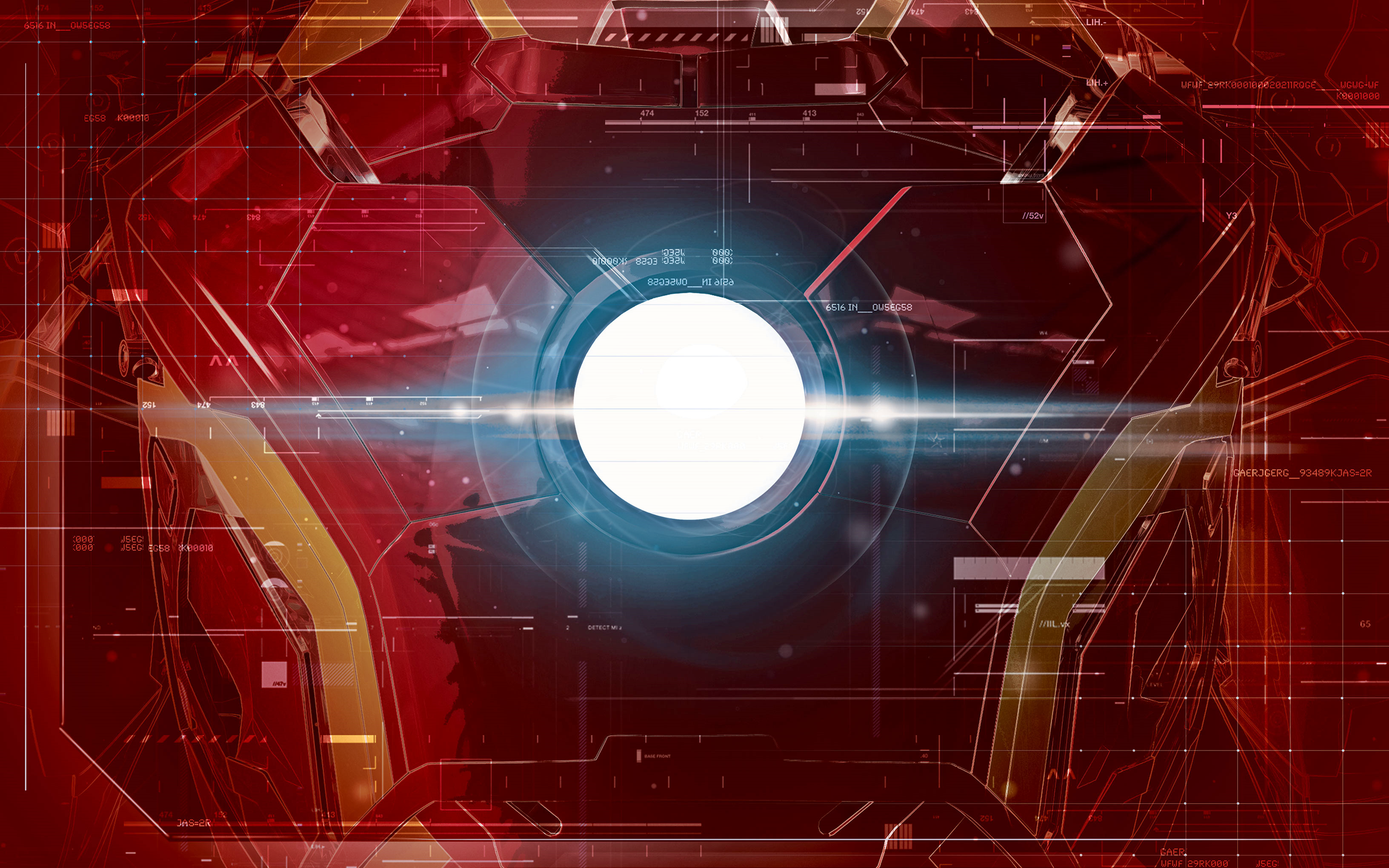 The Avengers Avengers Age Of Ultron Superhero Costumes Lines Technology Glowing Iron Man Red Backgro 2560x1600
