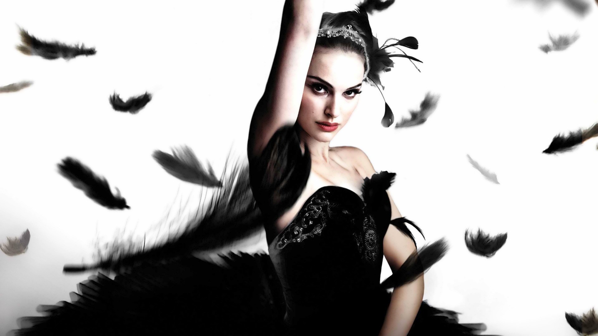 Movies Natalie Portman Black Swan Feathers Women 1920x1080