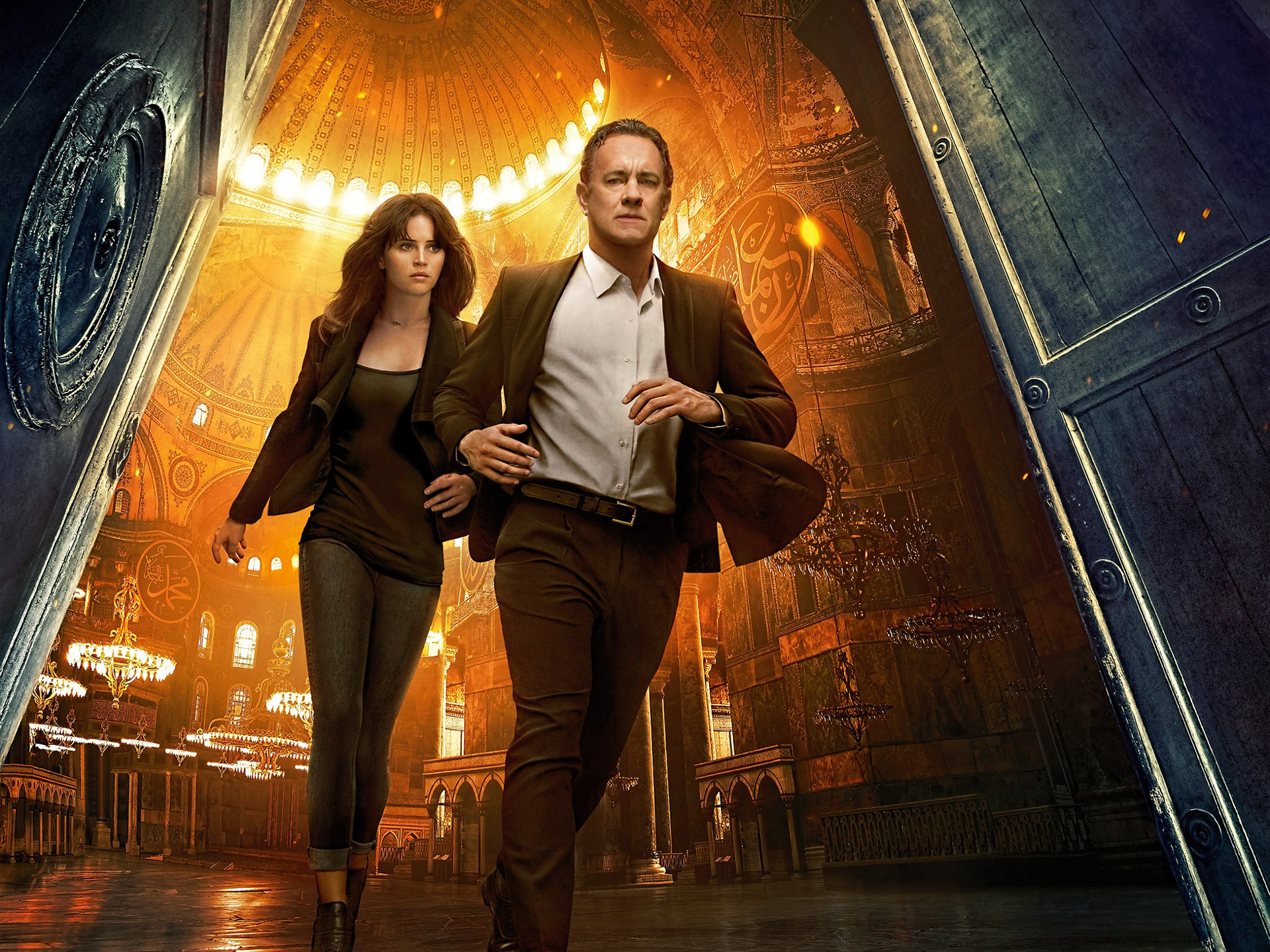 Tom Hanks Felicity Jones Inferno Movie 1920x1440