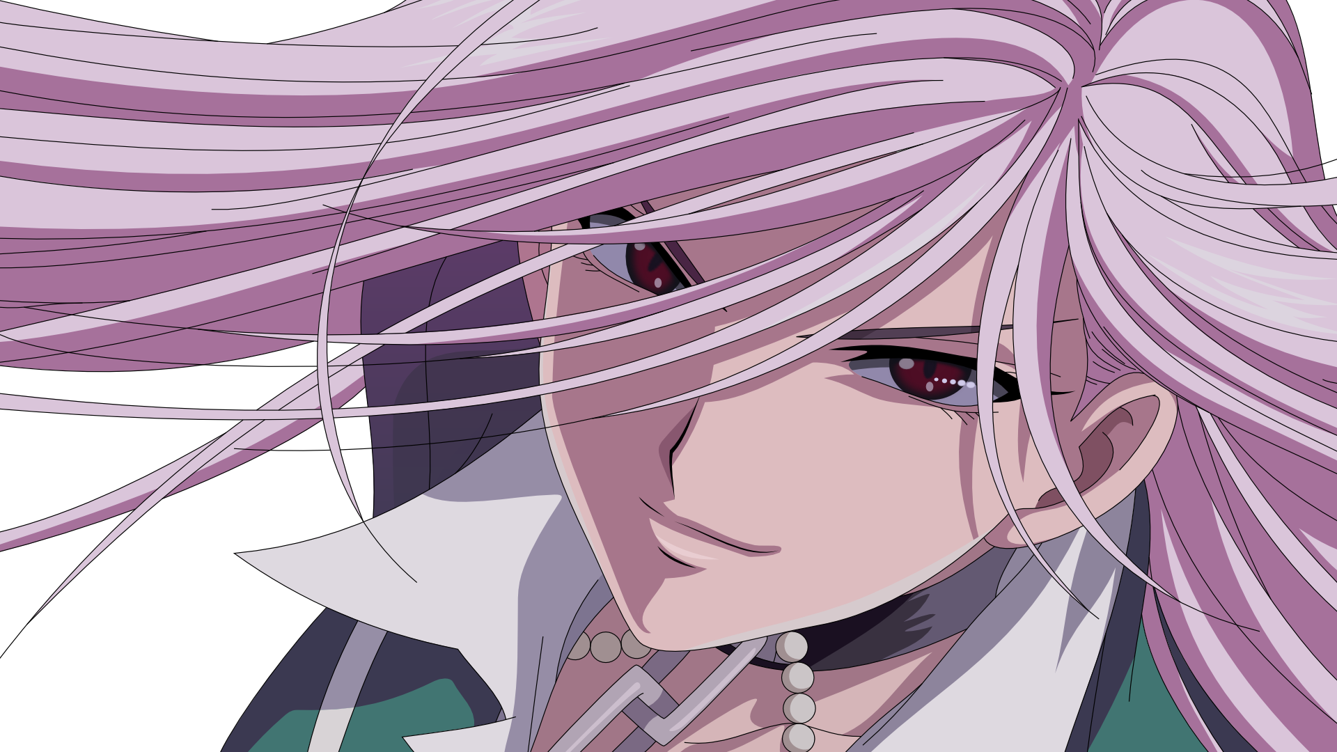 Akashiya Moka Rosario Vampire Face Anime 1920x1080