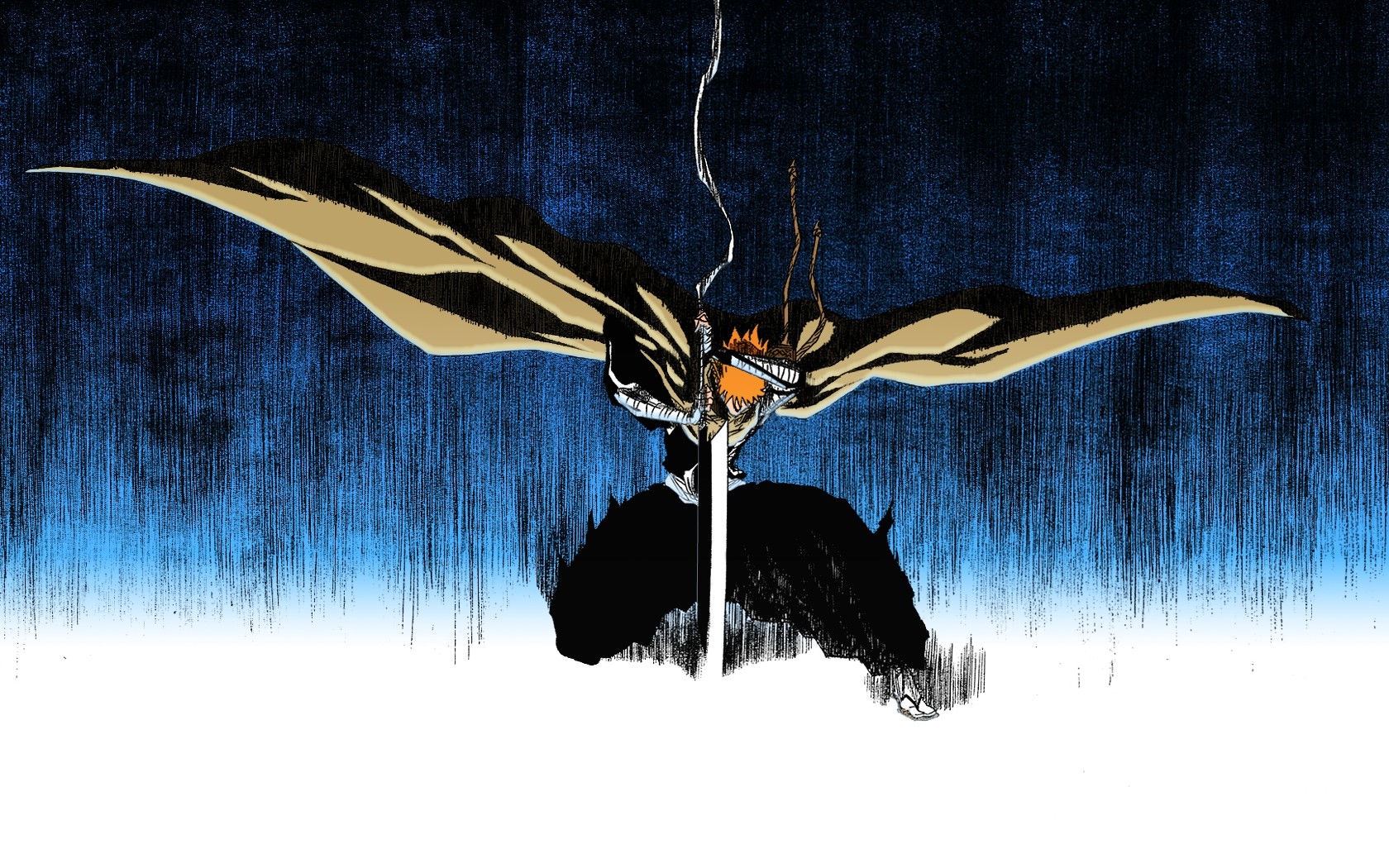 Bleach Sword Kurosaki Ichigo Anime Bankai 1680x1050