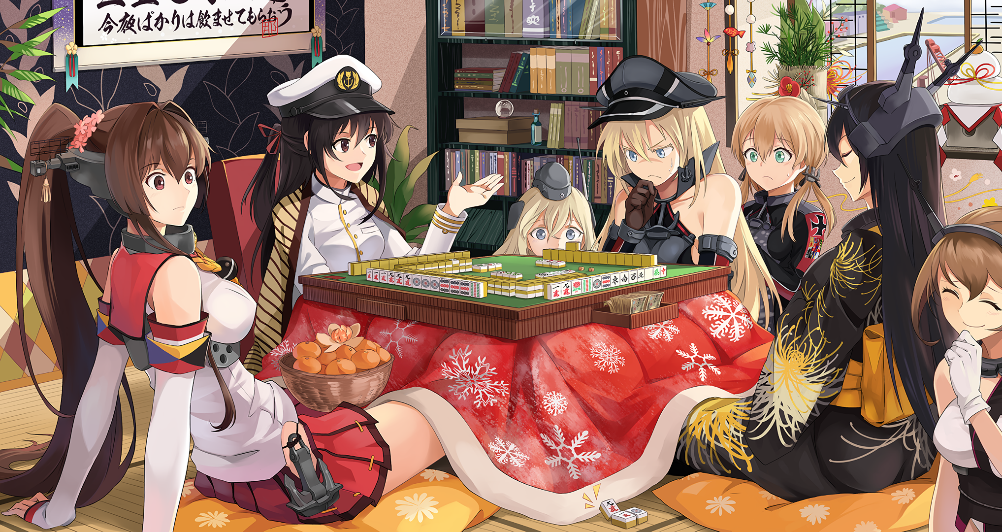 Yamato Kancolle Nagato Kancolle U 511 Kancolle Prinz Eugen Kancolle Mutsu Kancolle Bismarck Kancolle 2035x1080