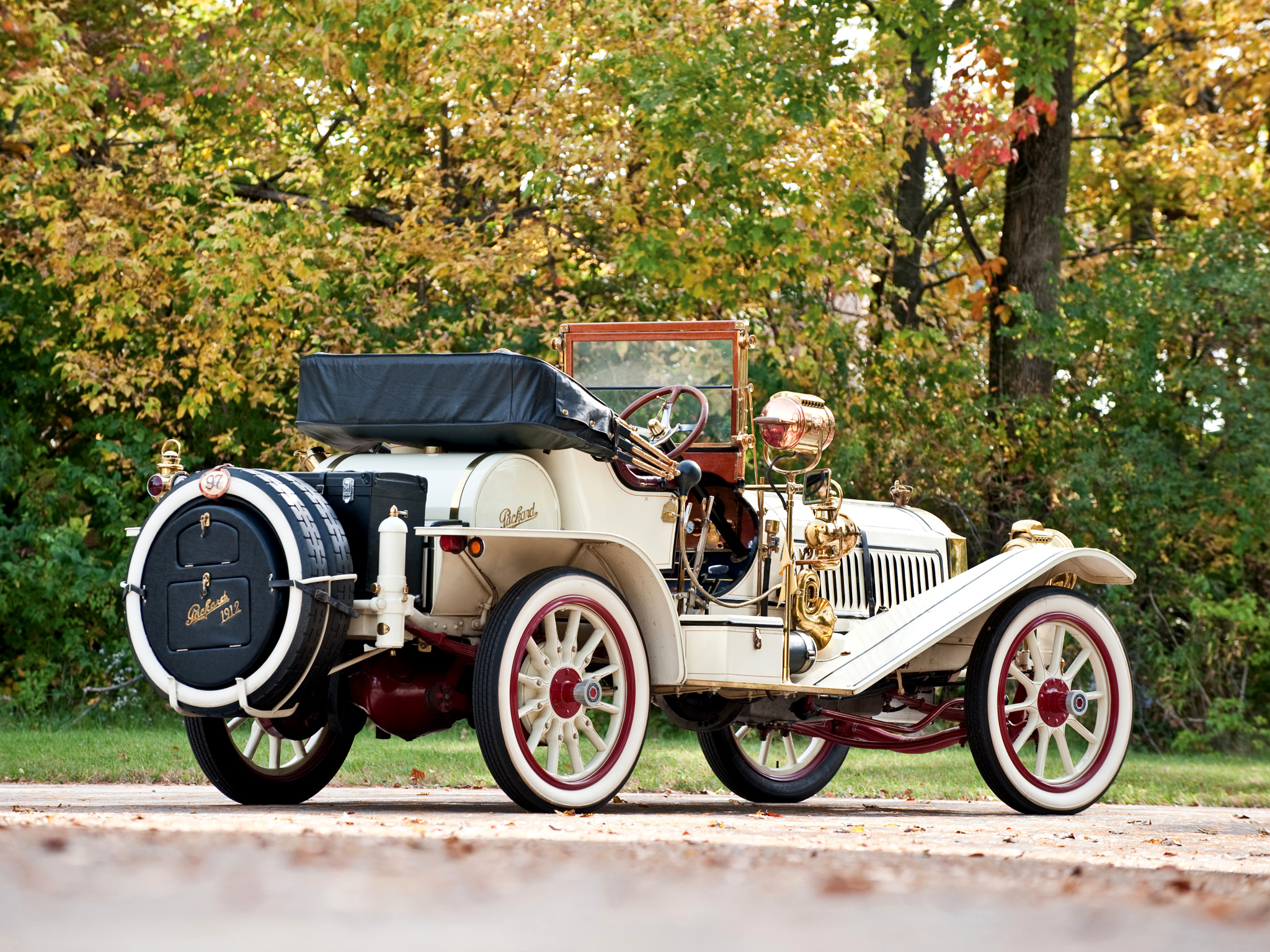 1912 Packard Six Runabout Vintage Car Luxury Car 2048x1536