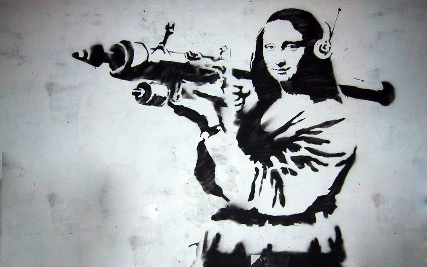 Mona Lisa Banksy Artwork 1440x900