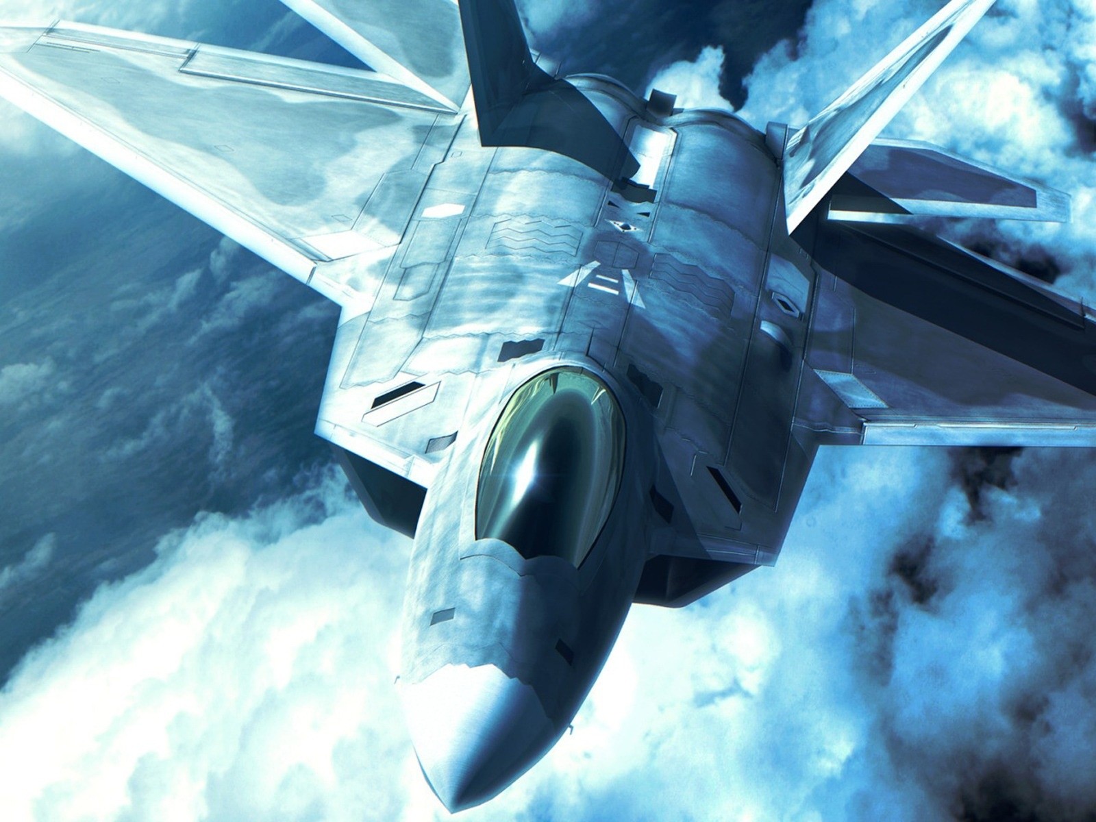 Jet Fighter Aircraft F22 Raptor Ace Combat Video Games Military Aircraft 1600x1200
