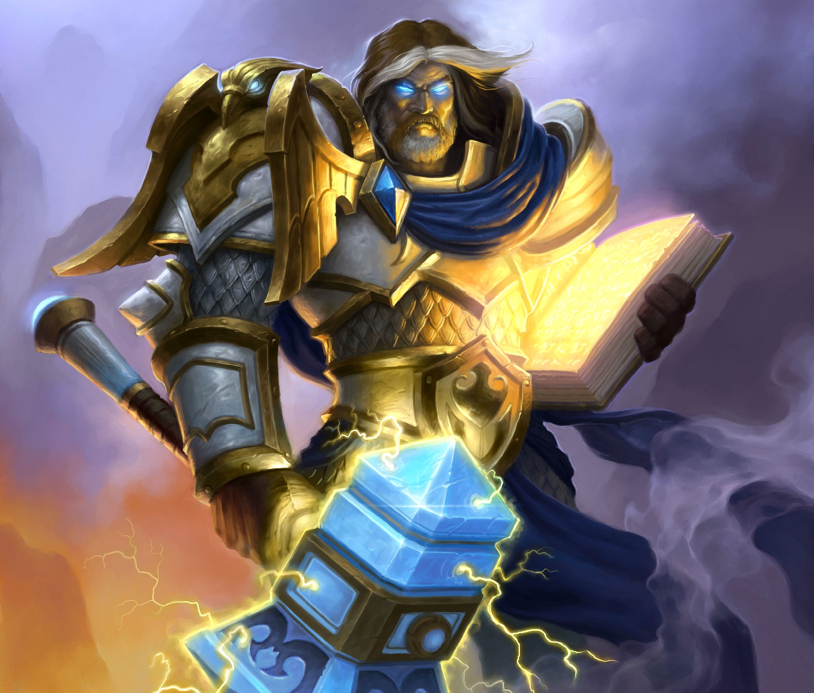 Video Games Hearthstone Heroes Of Warcraft Uther The Lightbringer 2700x2300