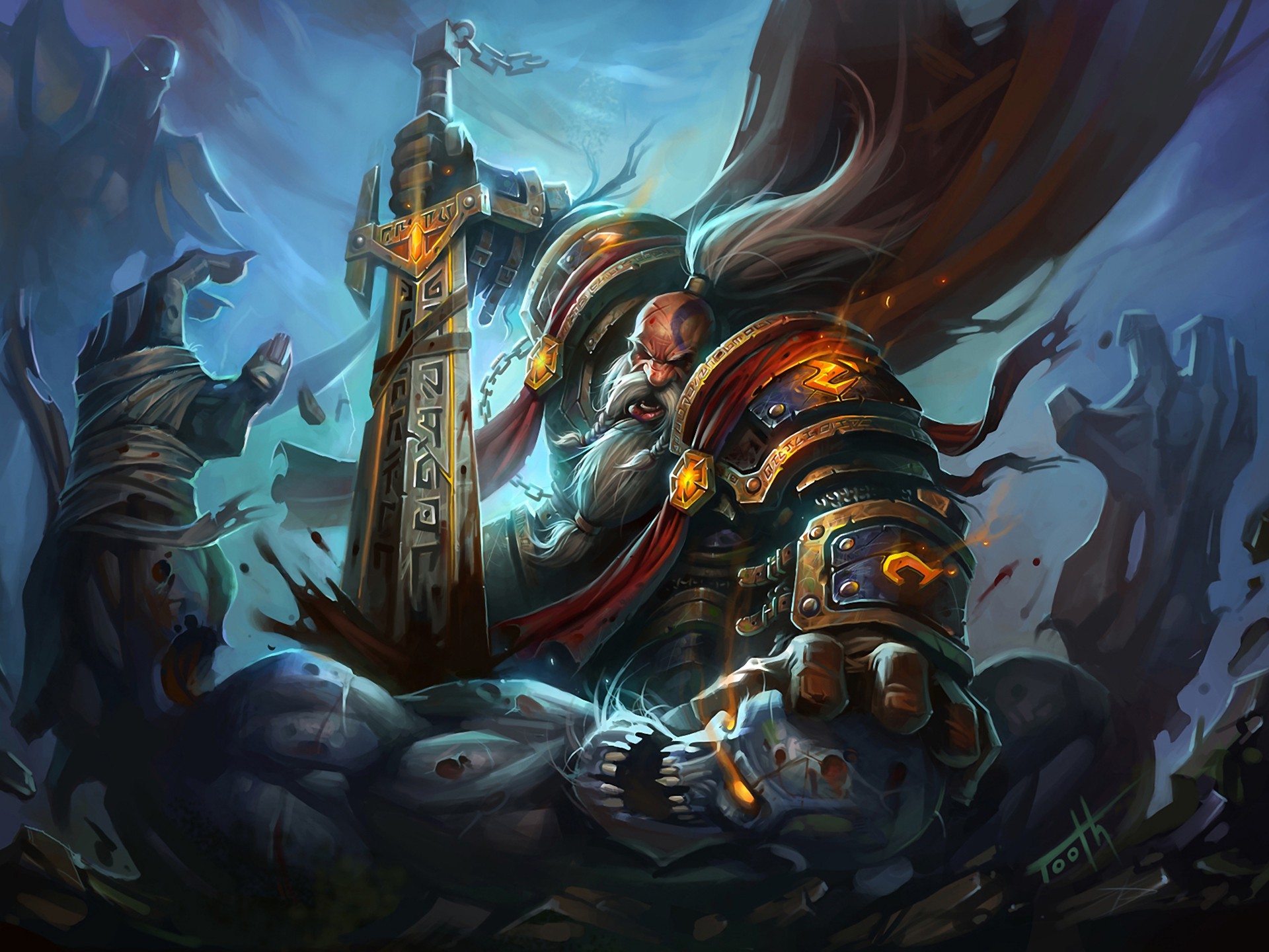 Dwarfs Paladin World Of Warcraft 1920x1440