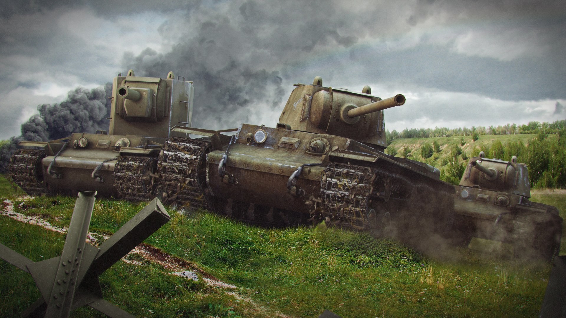 World Of Tanks Wargaming Video Games KV 2 KV 1 1920x1080