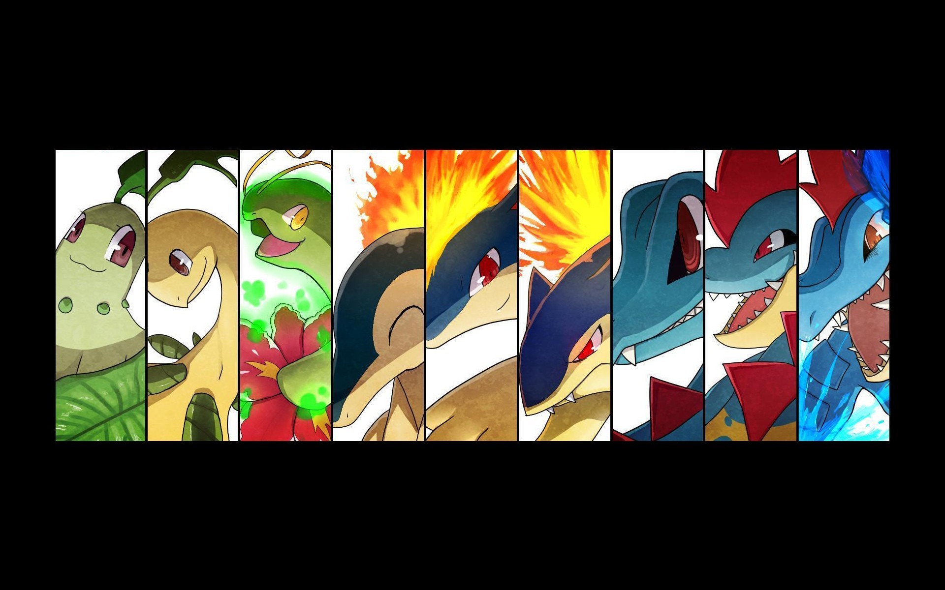 Pokemon Pokemon Second Generation Collage 1920x1200