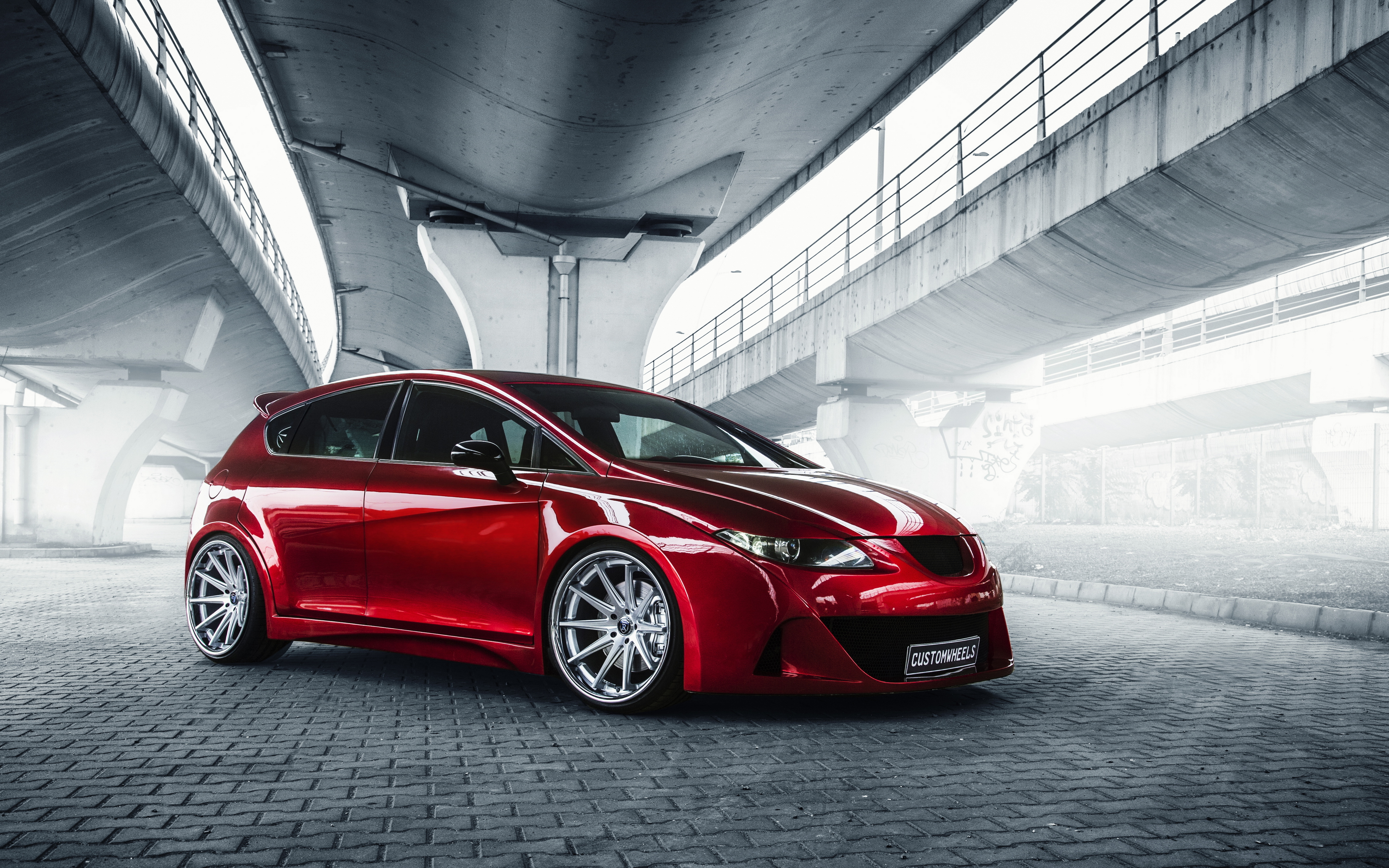 Seat Leon Seat Red Car Car Vehicle 4600x2875