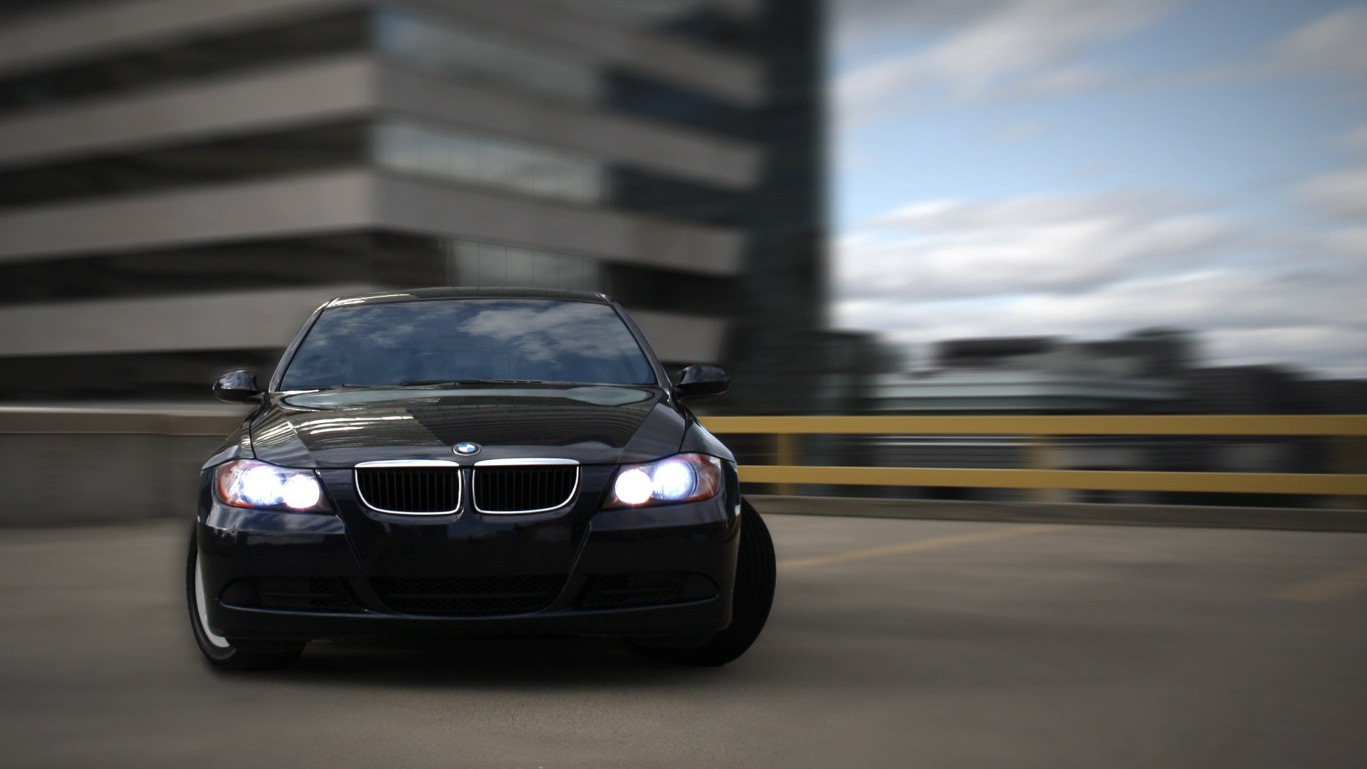 BMW Car Vehicle Frontal View BMW E90 BMW 3 Series 1920x1080