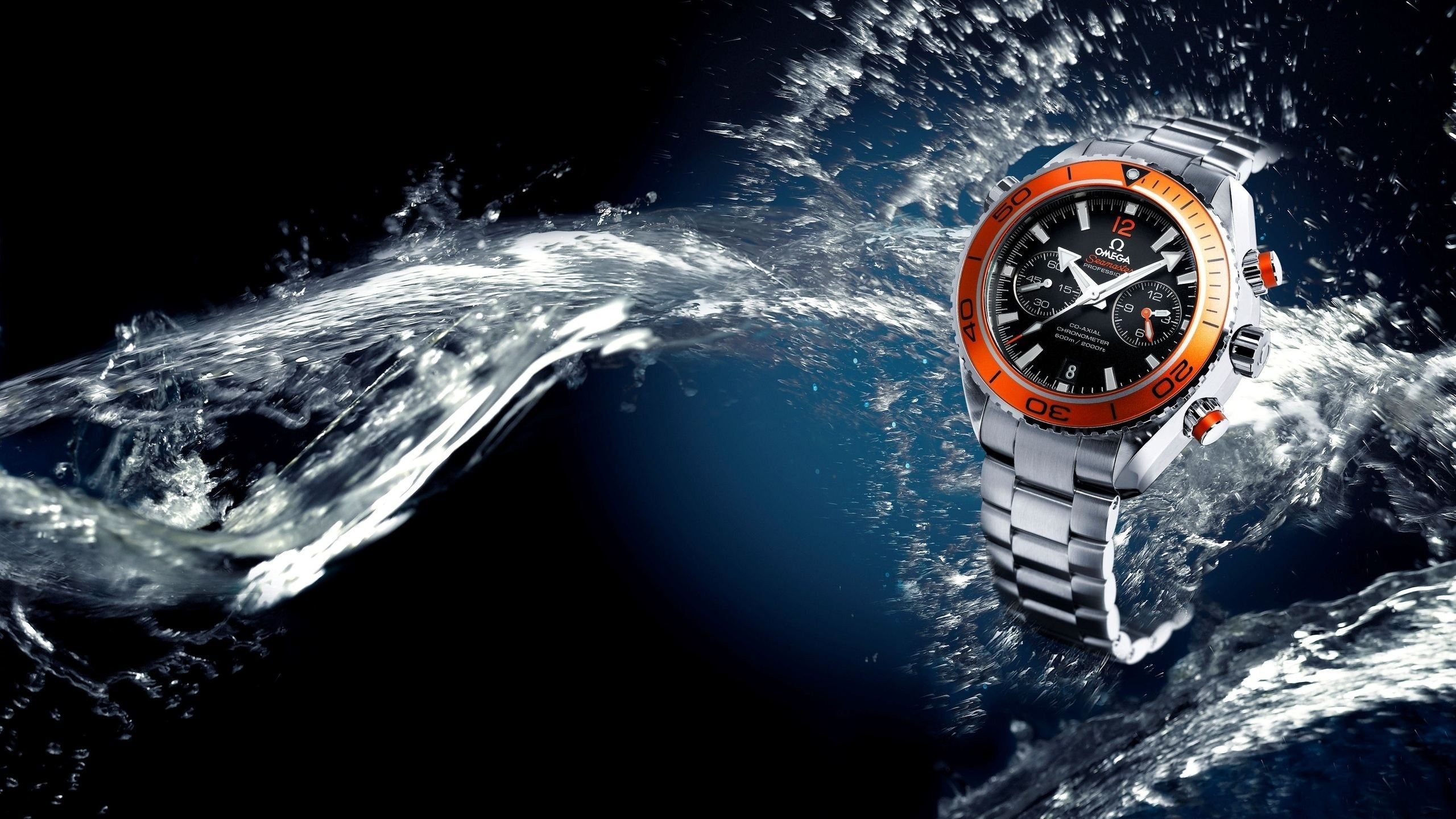 Watch Luxury Watches Omega Watch Technology Water Liquid 2560x1440