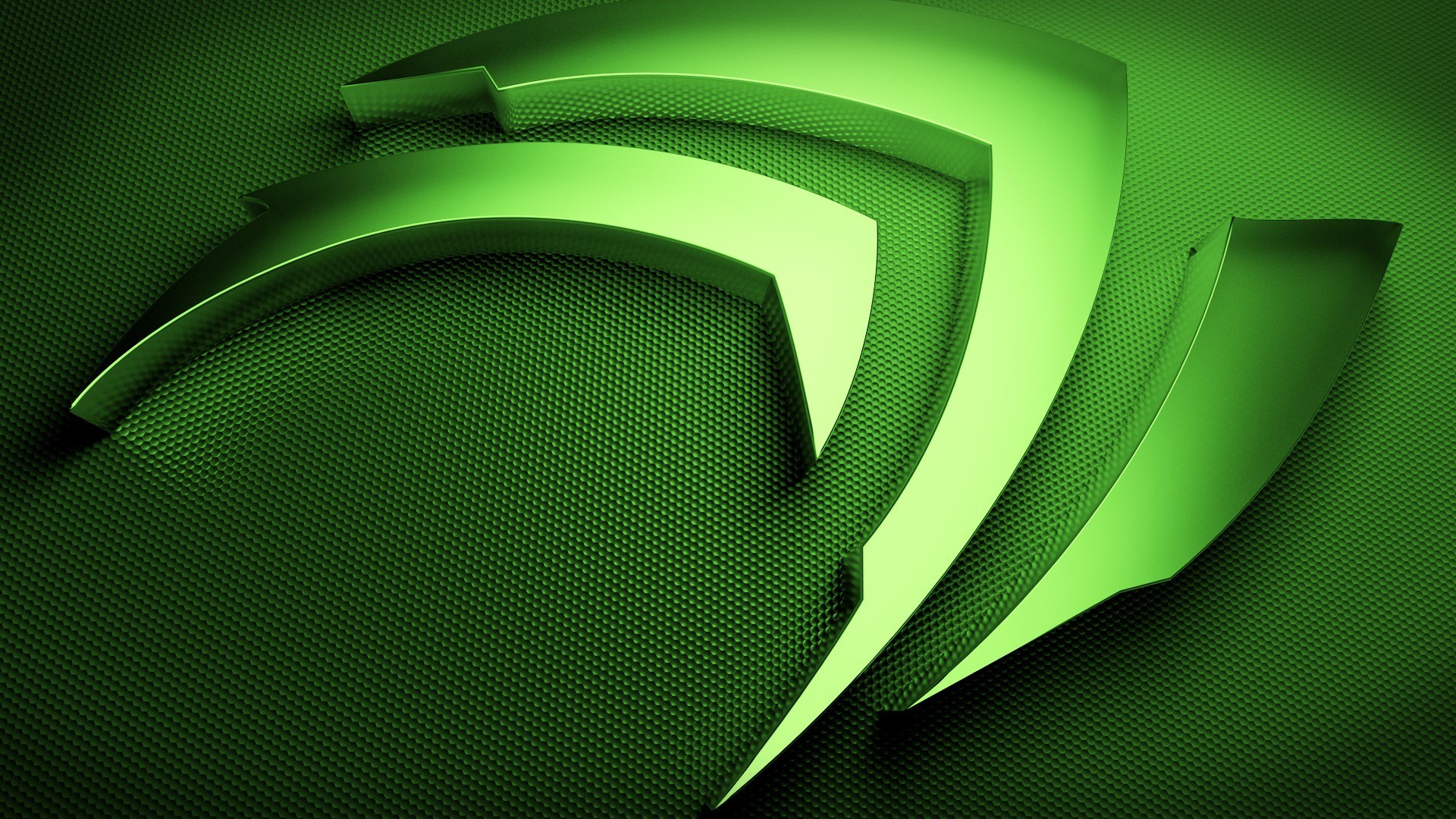 Nvidia Green Logo Texture Computer 1920x1080