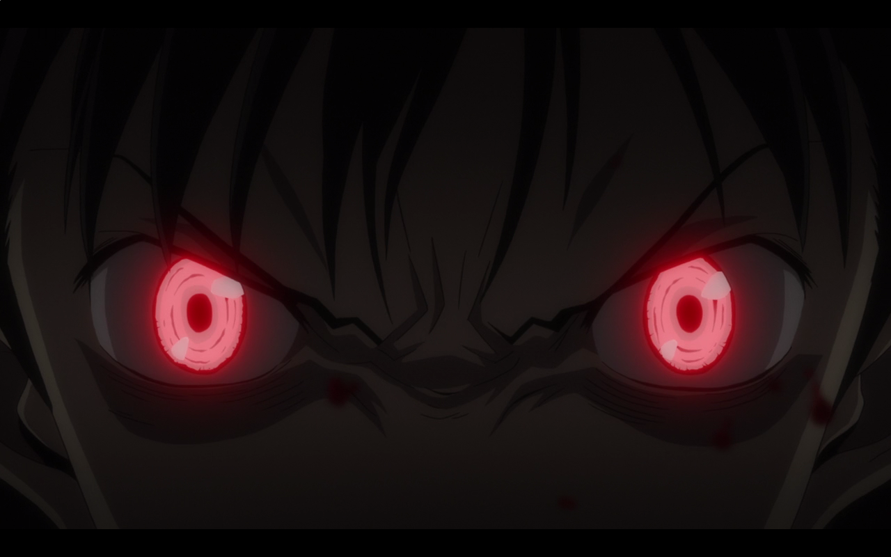 Neon Genesis Evangelion Ikari Shinji Anime Dark Glowing Eyes Red Eyes 1280x...