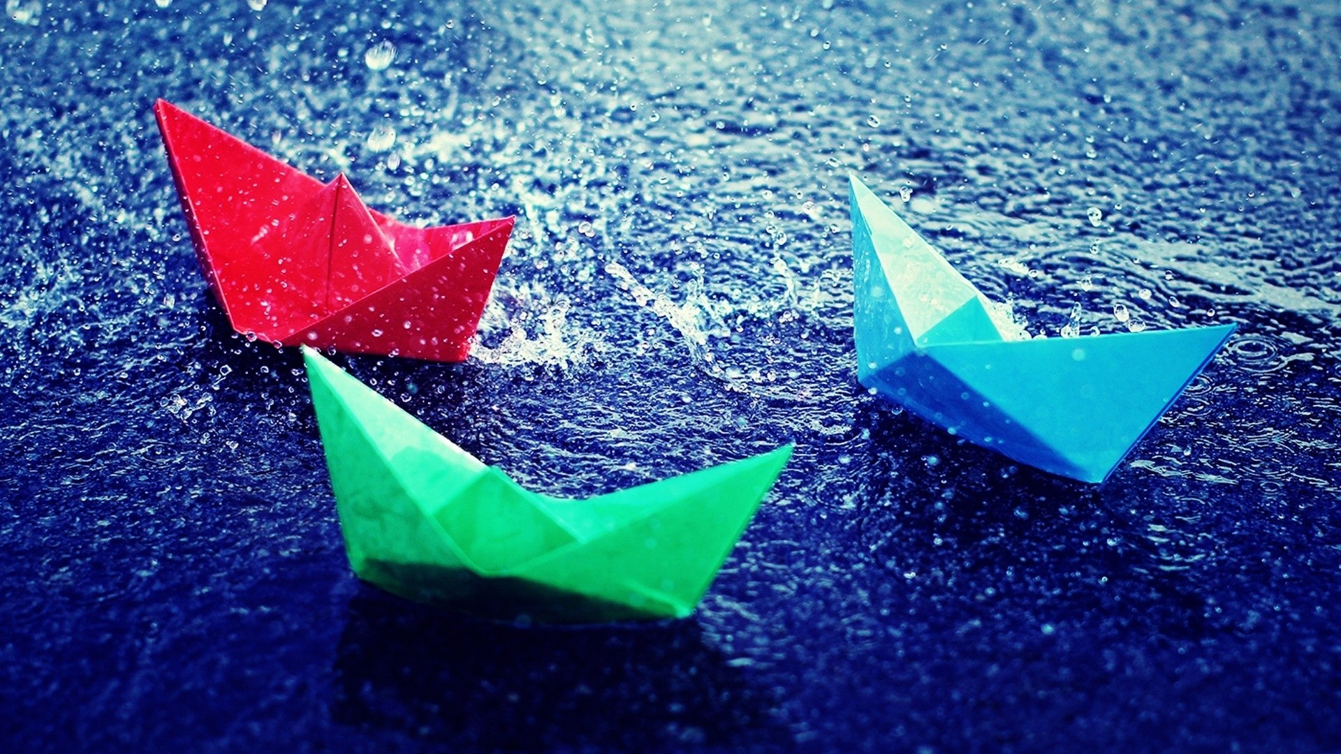 Paper Water Paper Boats 1920x1080
