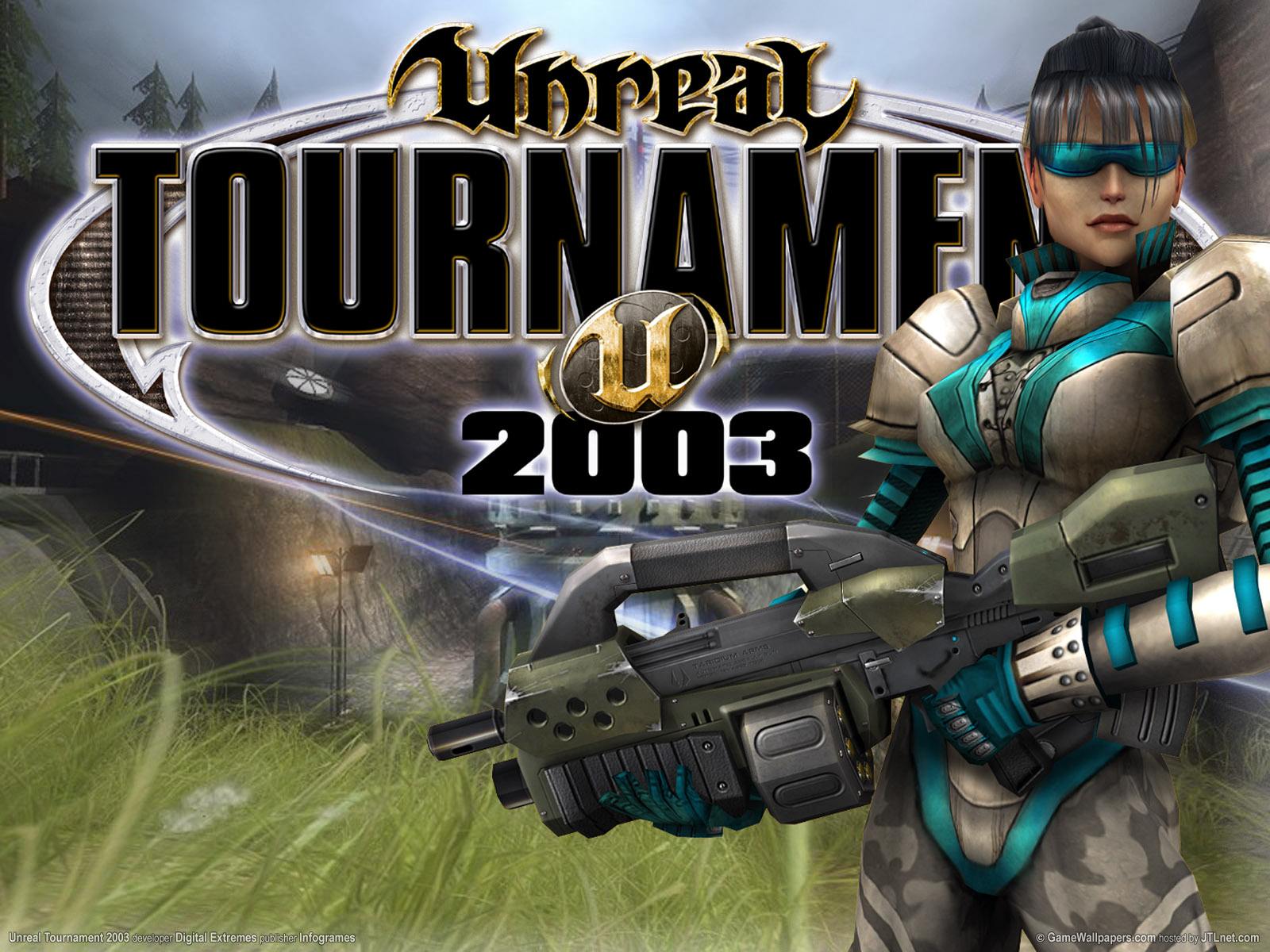 Unreal Tournament 2003 Unreal Tournament Video Games Gun Women 2003 Year 1600x1200