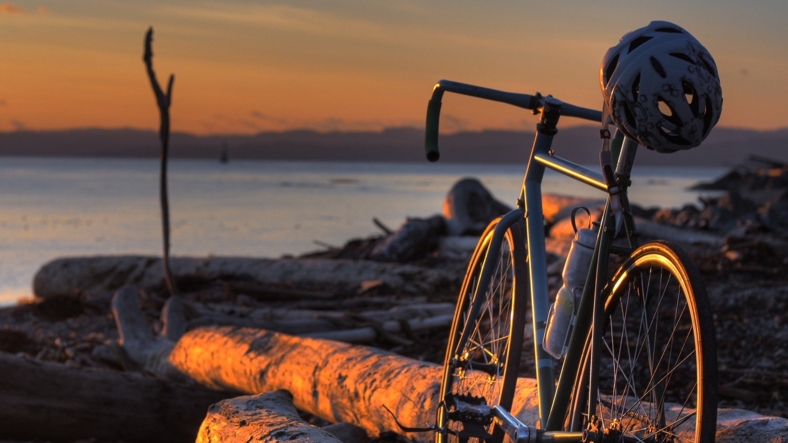 Bicycle Landscape Wood Vehicle Helmet Fixie 1600x900