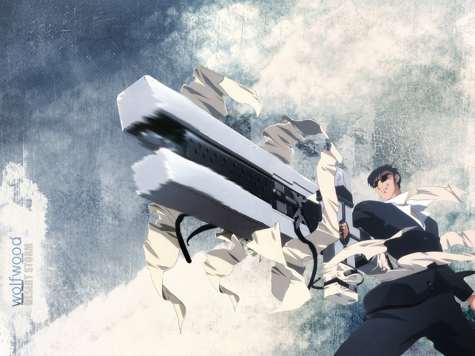 Trigun Anime Boys Anime Nicholas D Wolfwood 1600x1200