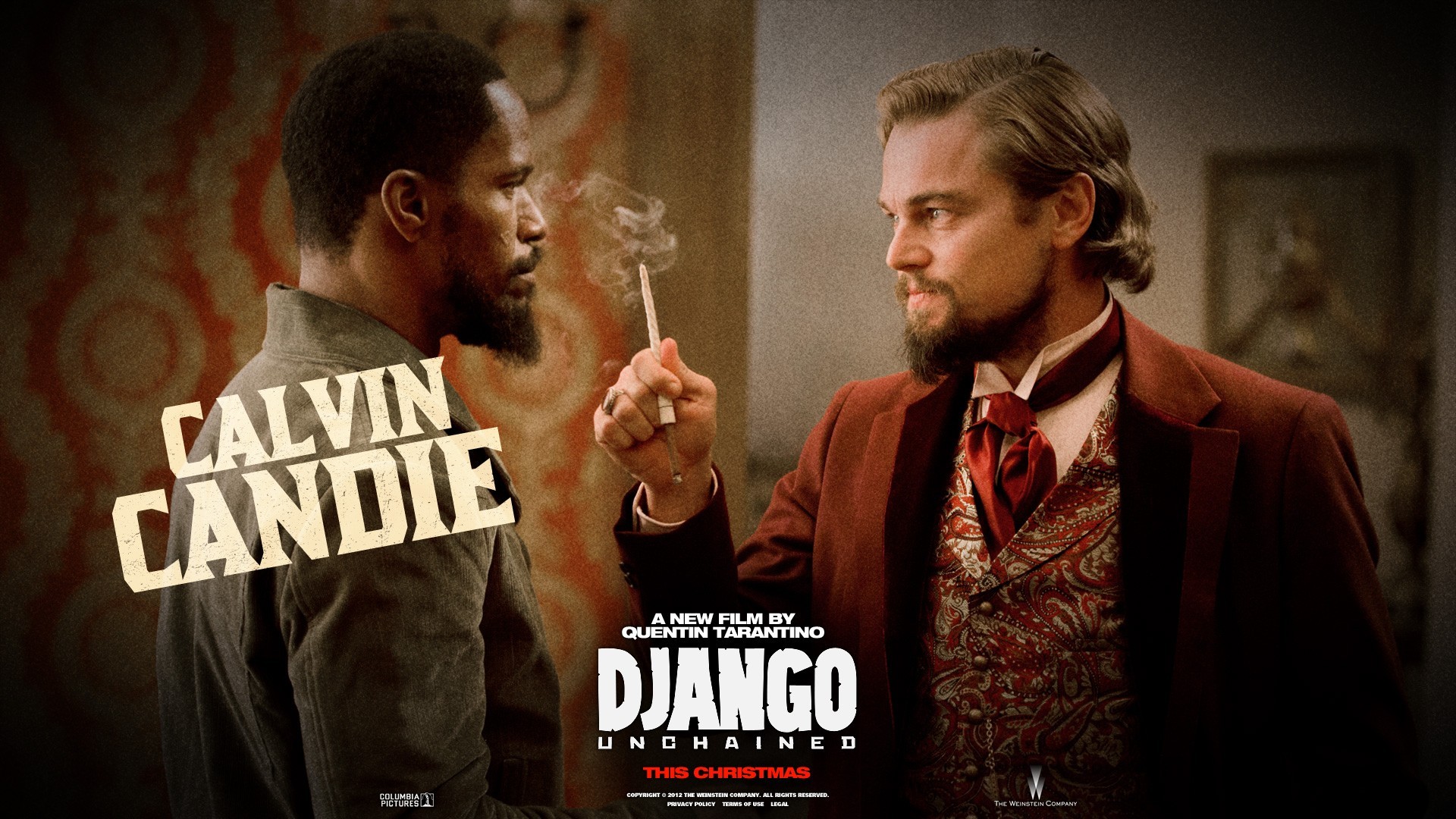Movies Django Unchained Jamie Foxx Leonardo DiCaprio 1920x1080