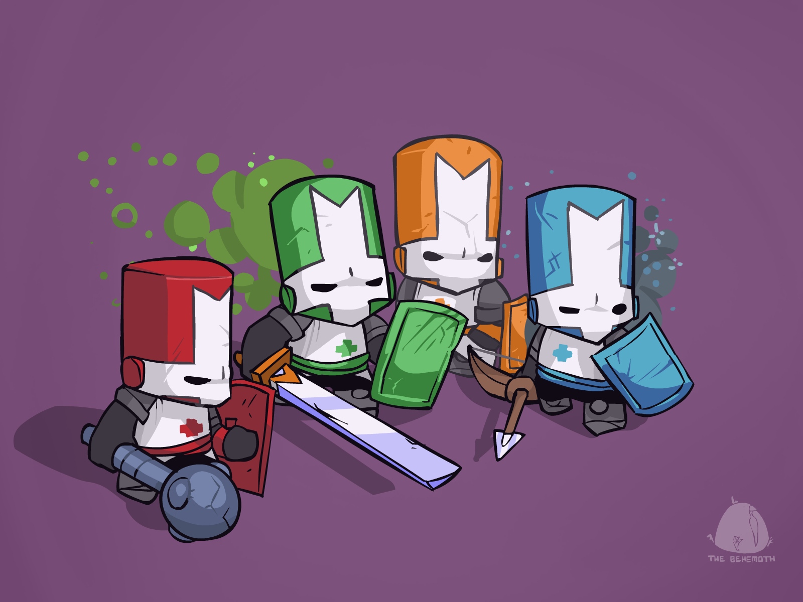 Video Game Castle Crashers 1600x1200