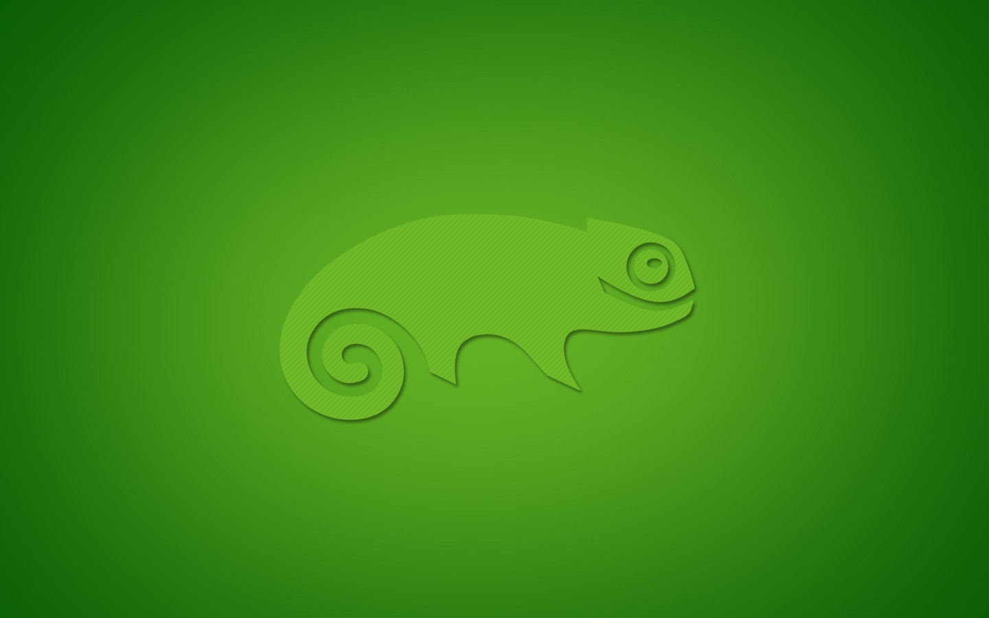 Linux Computer OpenSUSE Digital Art Green Background 1440x900