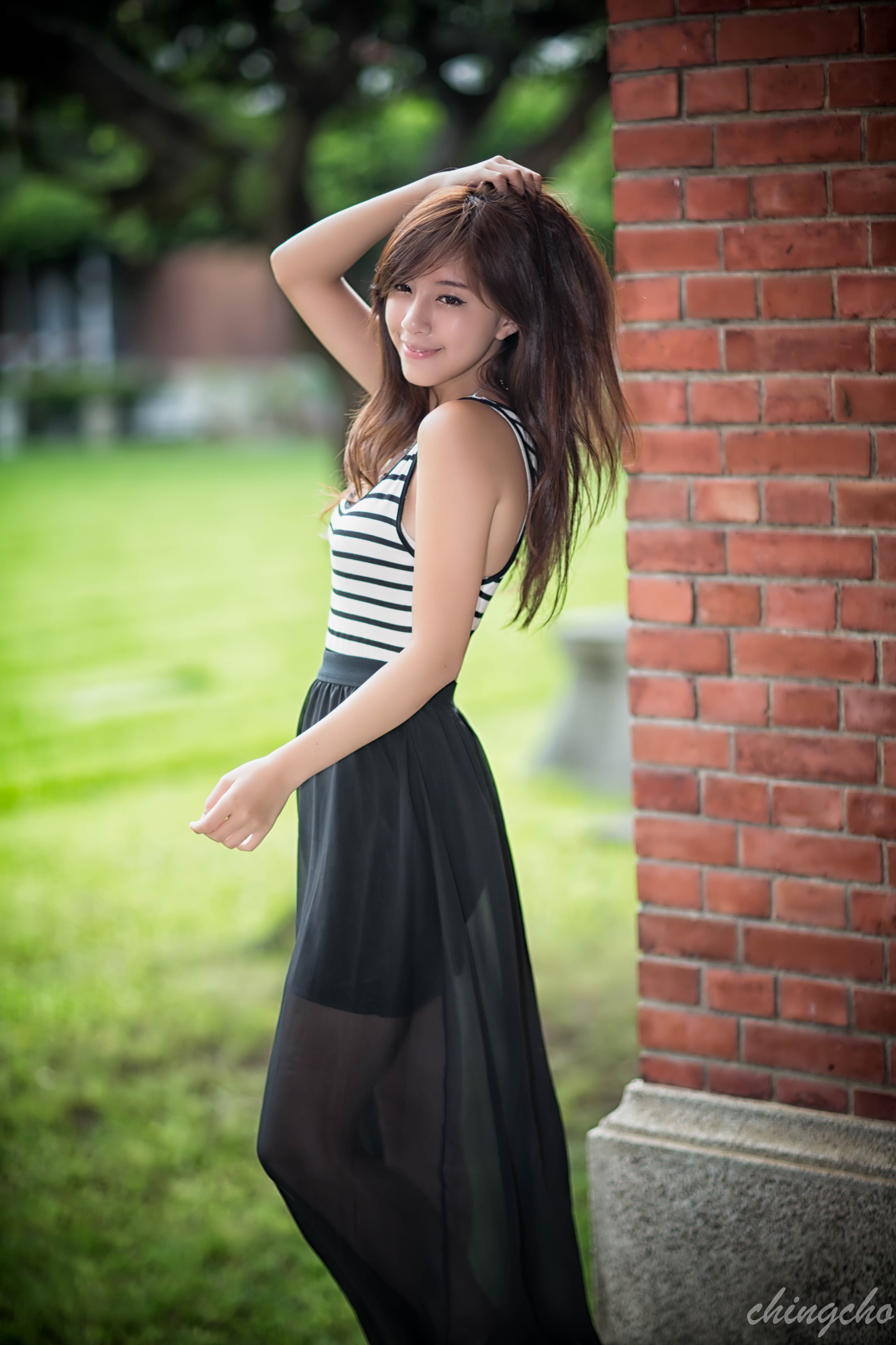 Chingcho Taiwan Taiwanese Asian Women Brunette Smiling Depth Of Field 3840x5760