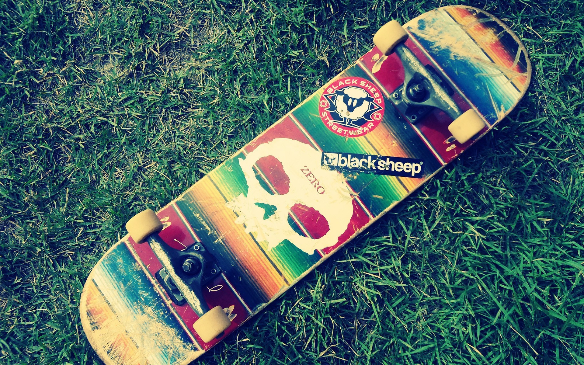 Skateboard Stickers Grass 1920x1200