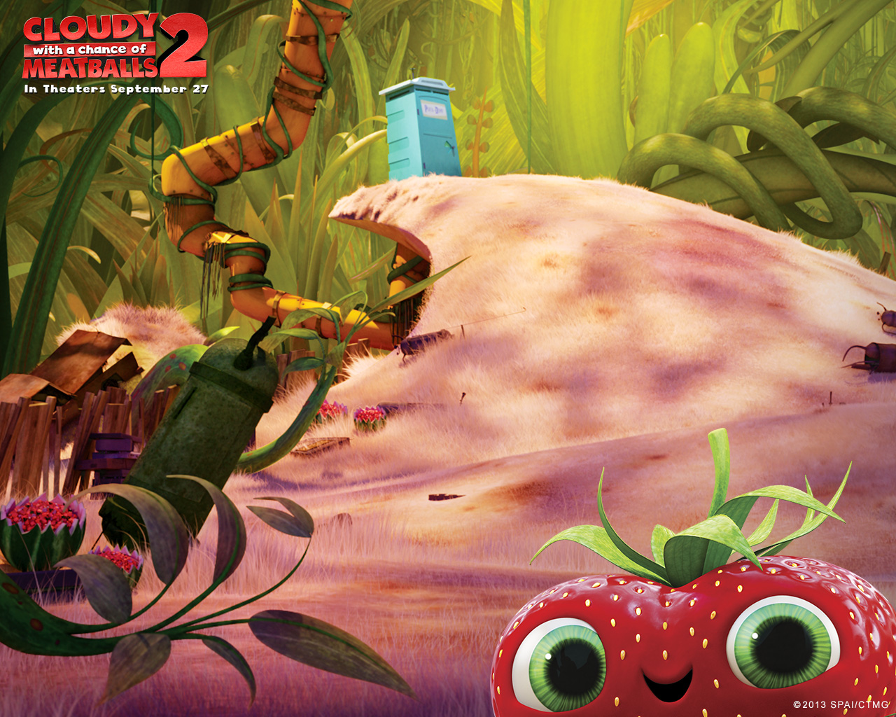 Cloudy With A Chance Of Meatballs 2 1280x1024