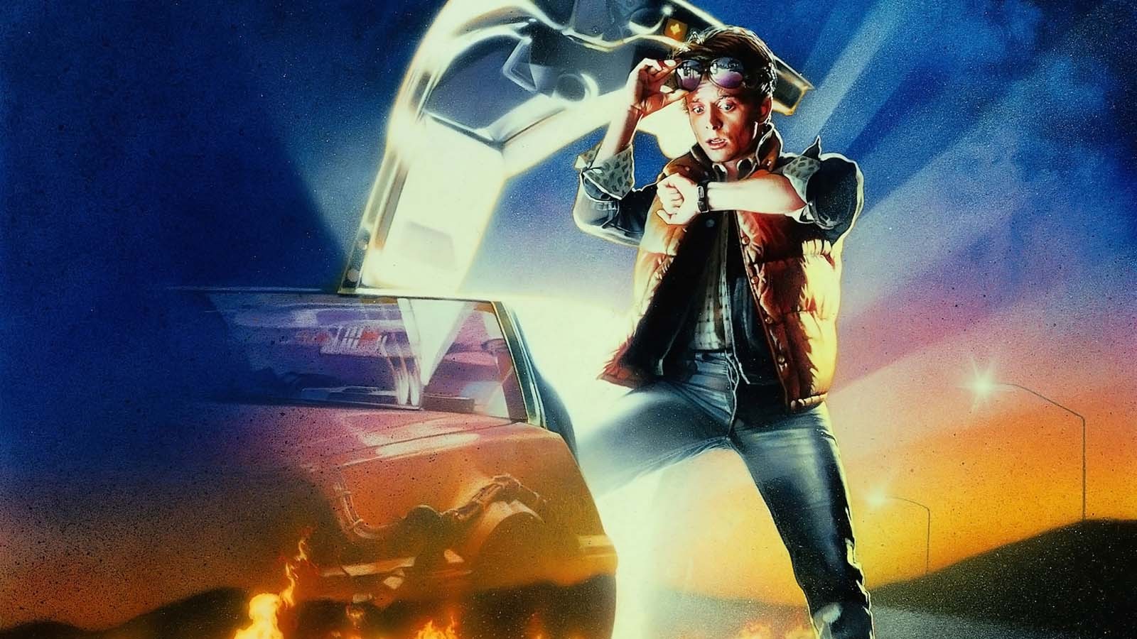 Back To The Future 1985 Year Movies Car DeLorean Michael J Fox 1600x900