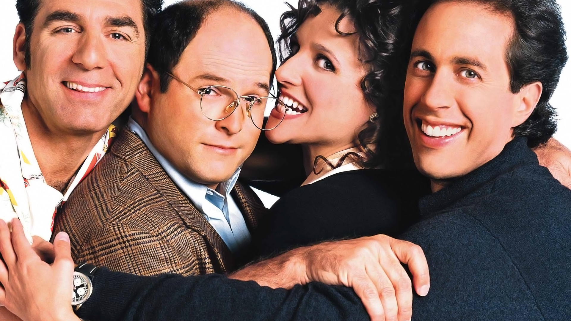 Jerry Seinfeld Michael Richards Jason Alexander Julia Louis Dreyfus 1920x1080