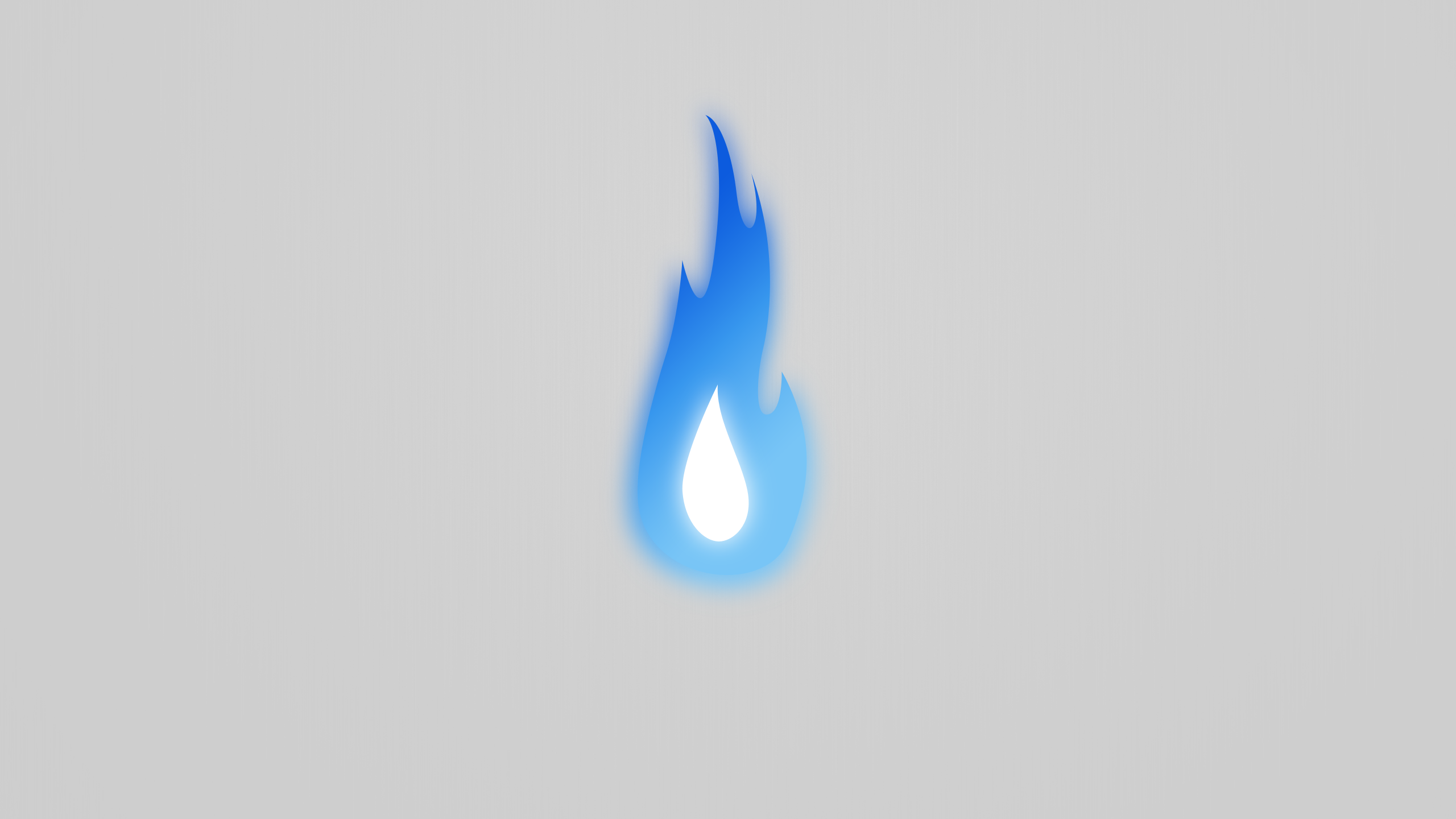 Blue Fire Minimalism Simple Background Digital Art Cyan Blue Flames 2560x1440