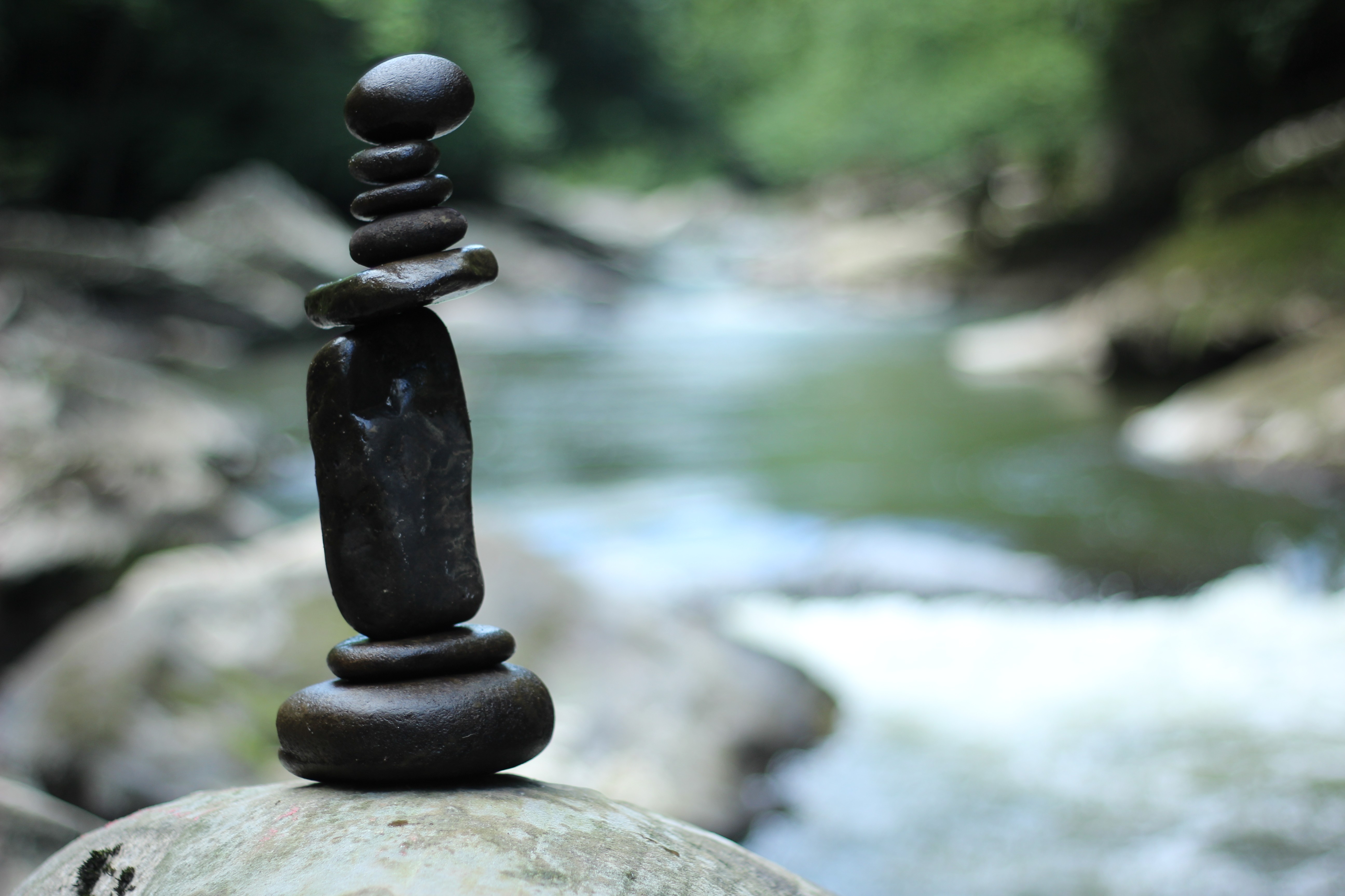 Nature Landscape Trees Water River Stream Rock Forest Rock Formation Stones Gravity Depth Of Field A 5184x3456